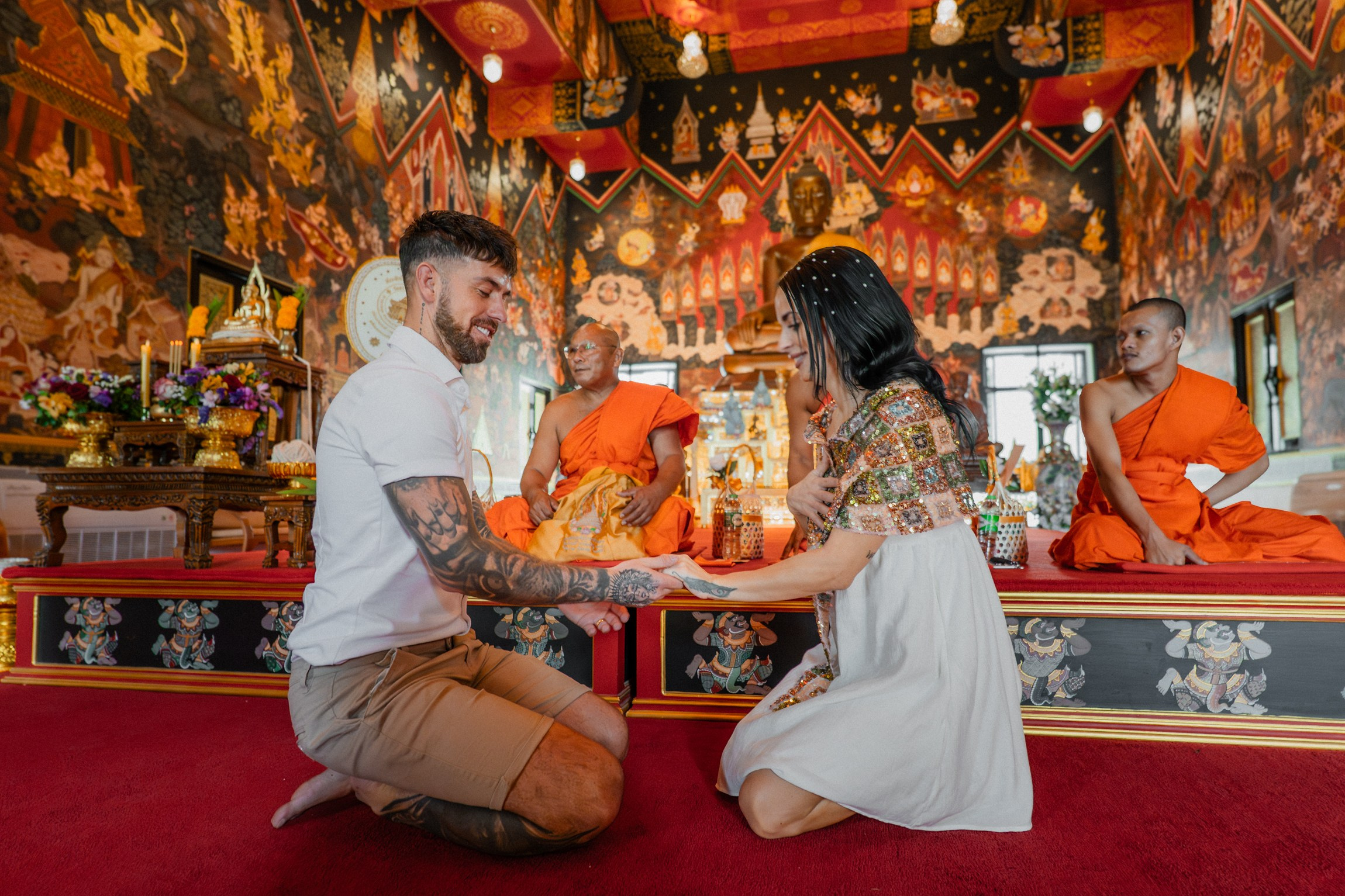 Just for 2. Buddhist blessing wedding Ceremony on Koh Samui, Thailand
