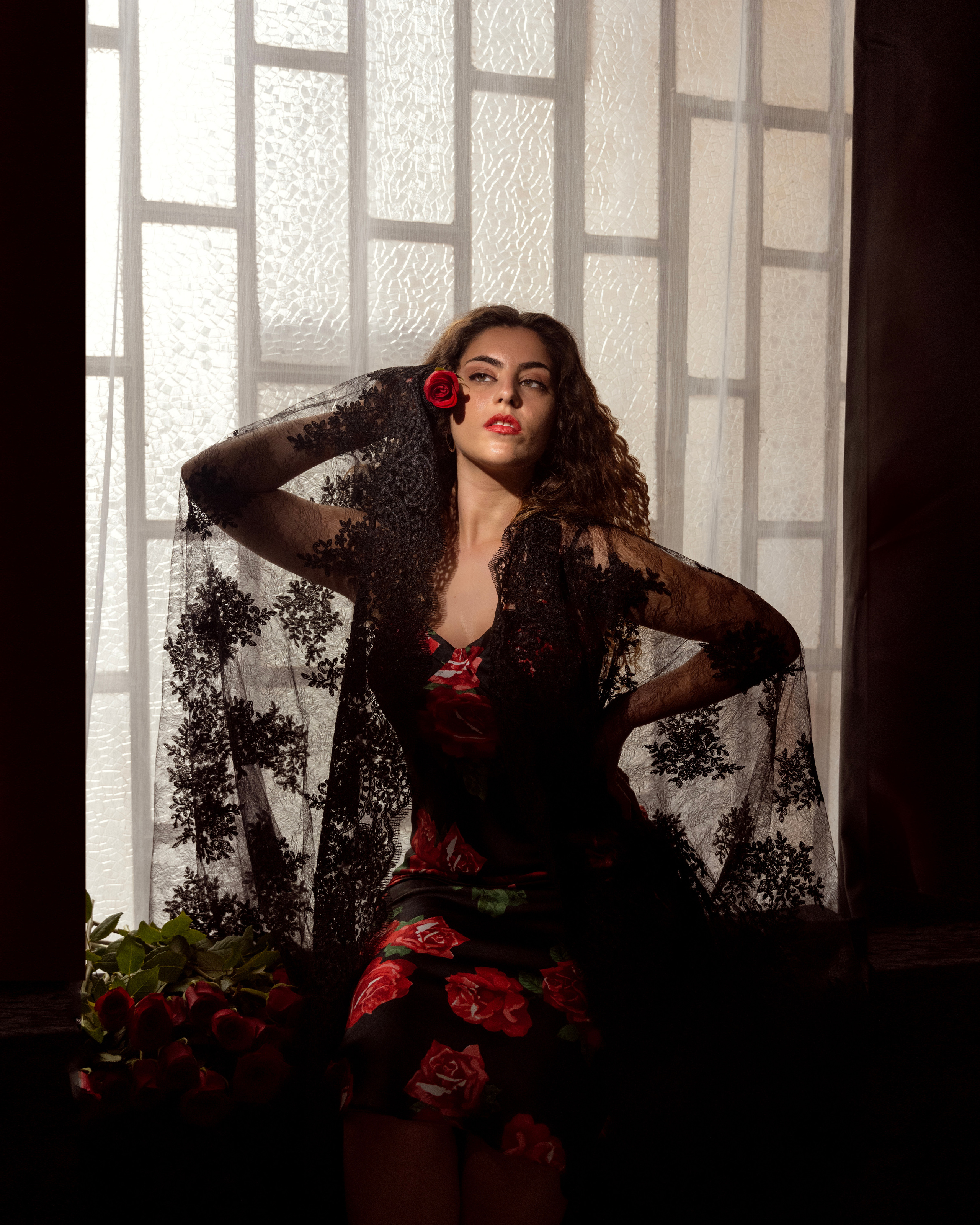 Shooting fotografico femminile in studio