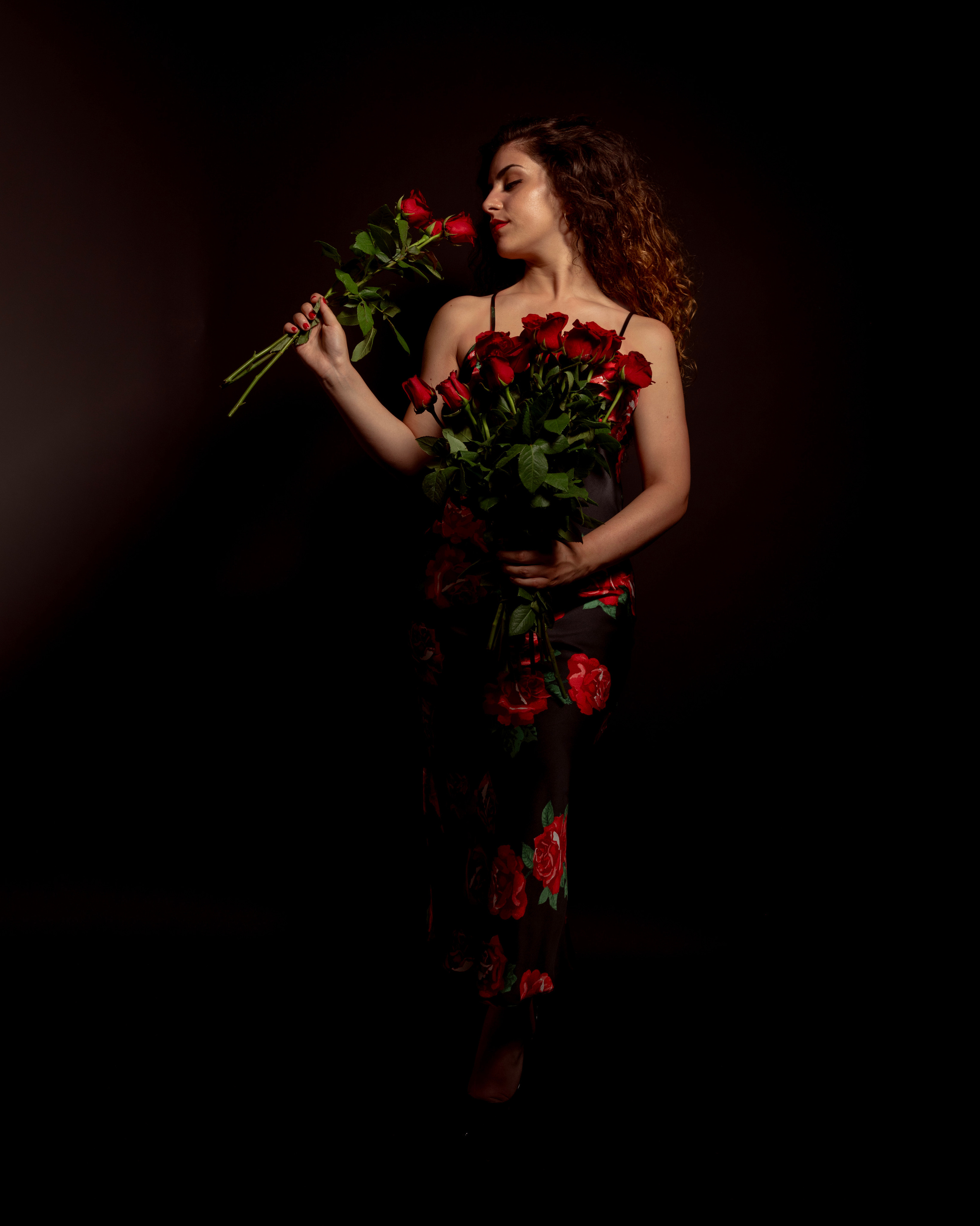 Shooting fotografico femminile in studio