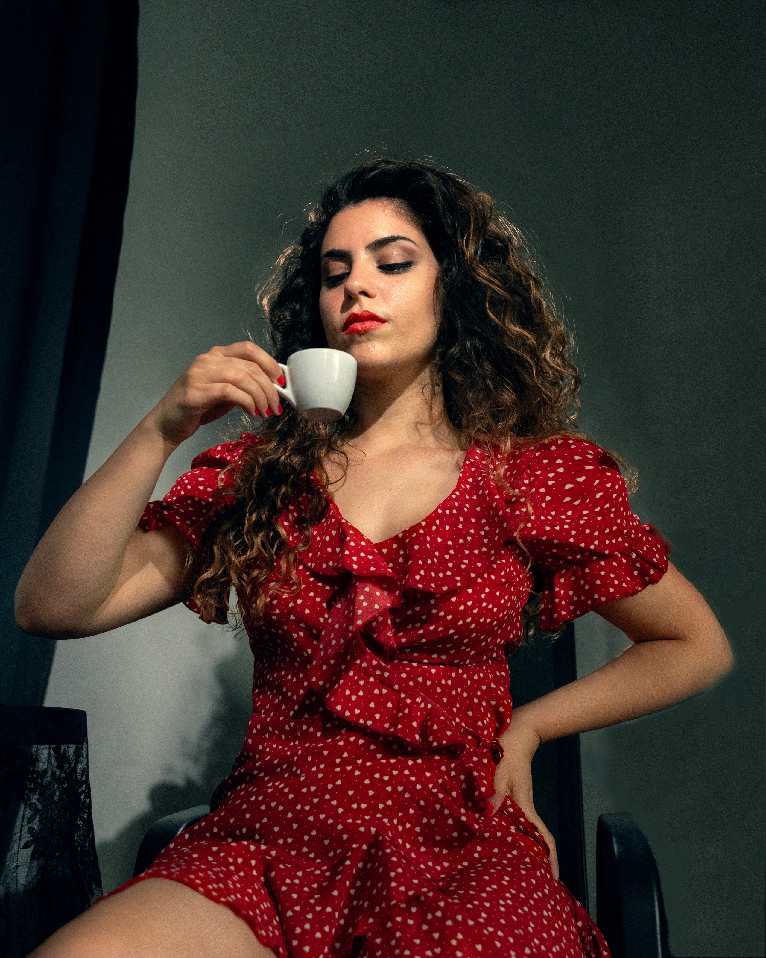 Shooting fotografico in studio ispirato a Lavazza