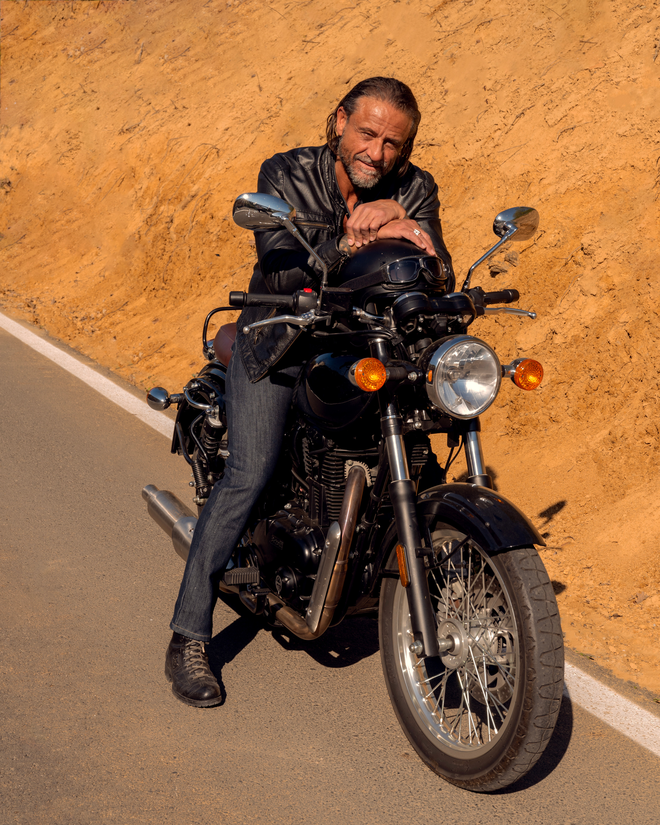 Shooting fotografico ispirato ai film d’azione scene in moto