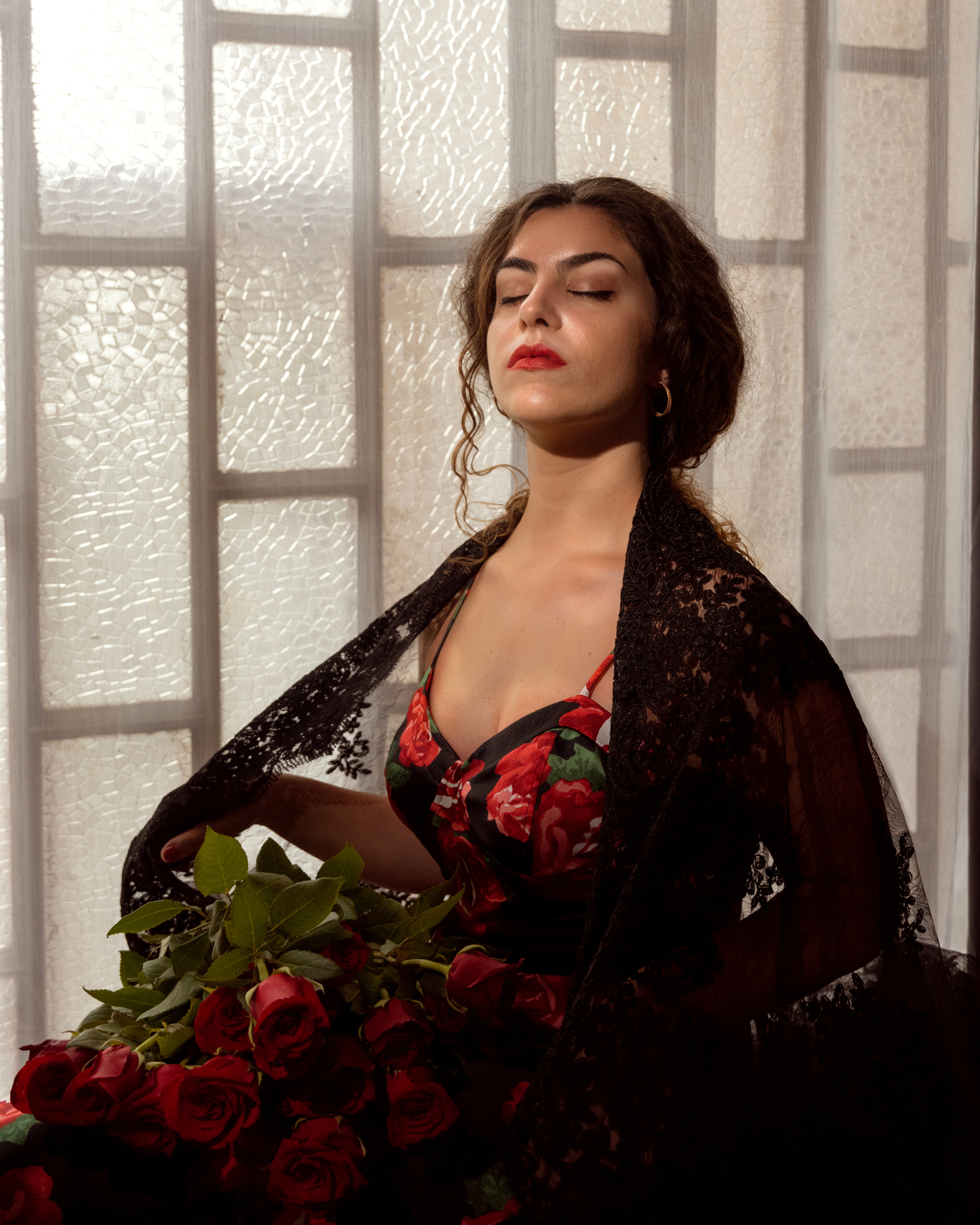 Shooting fotografico femminile in studio