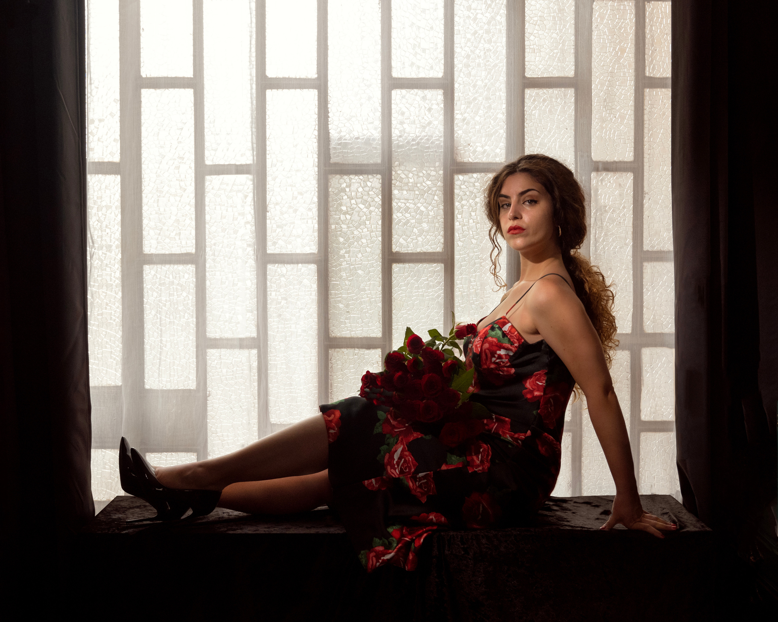 Shooting fotografico femminile in studio