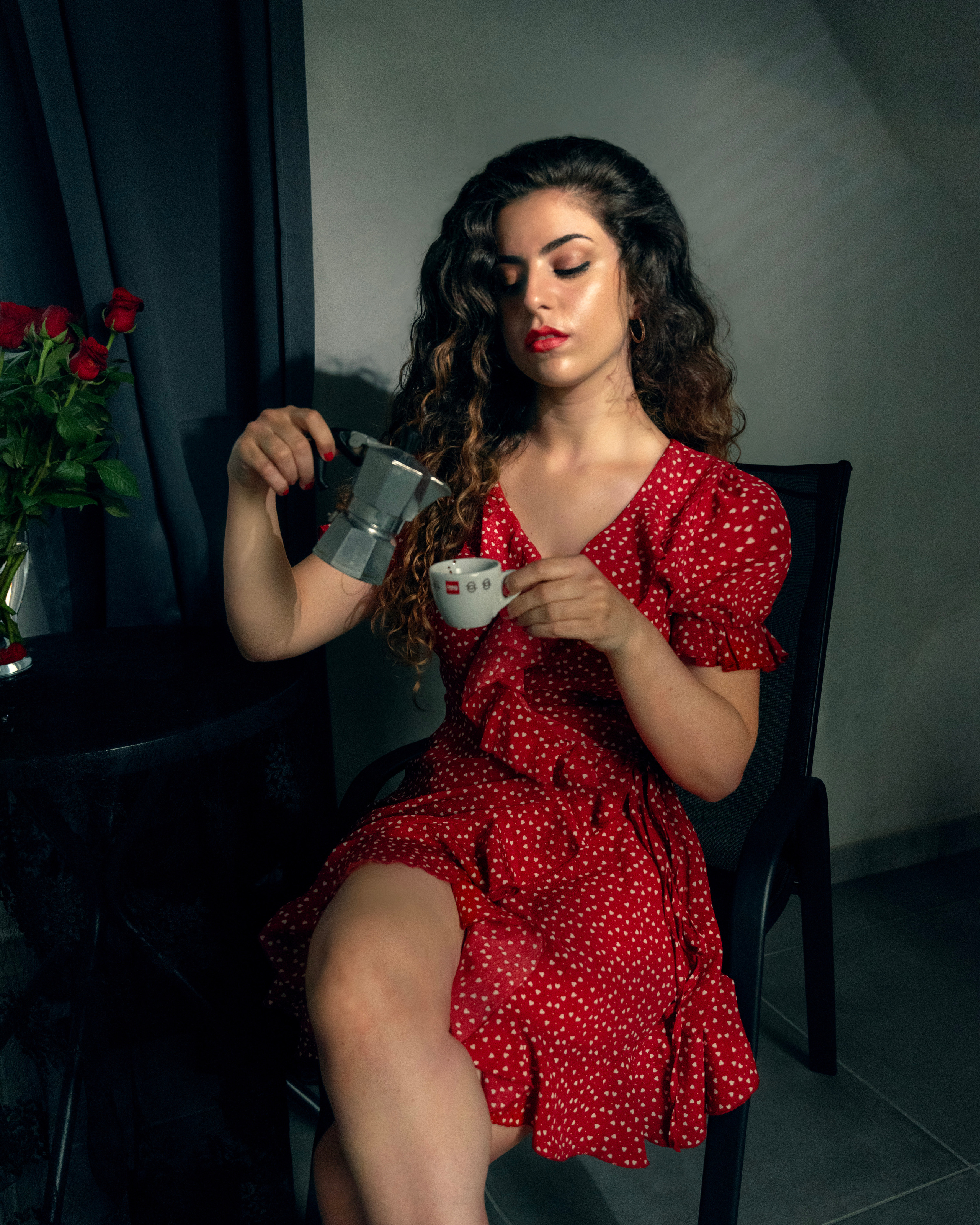 Shooting fotografico in studio ispirato a Lavazza