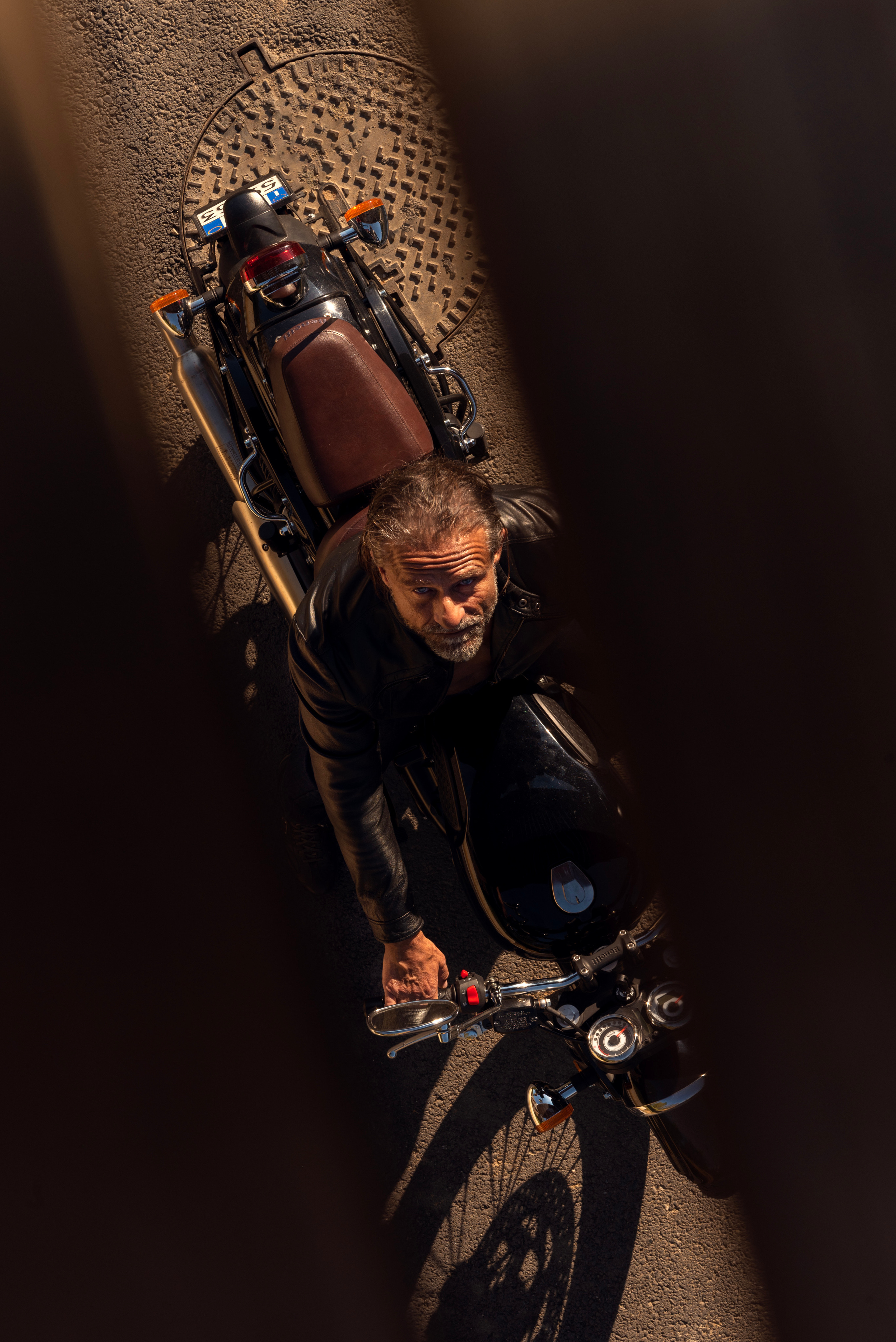 Shooting fotografico ispirato ai film d’azione scene in moto