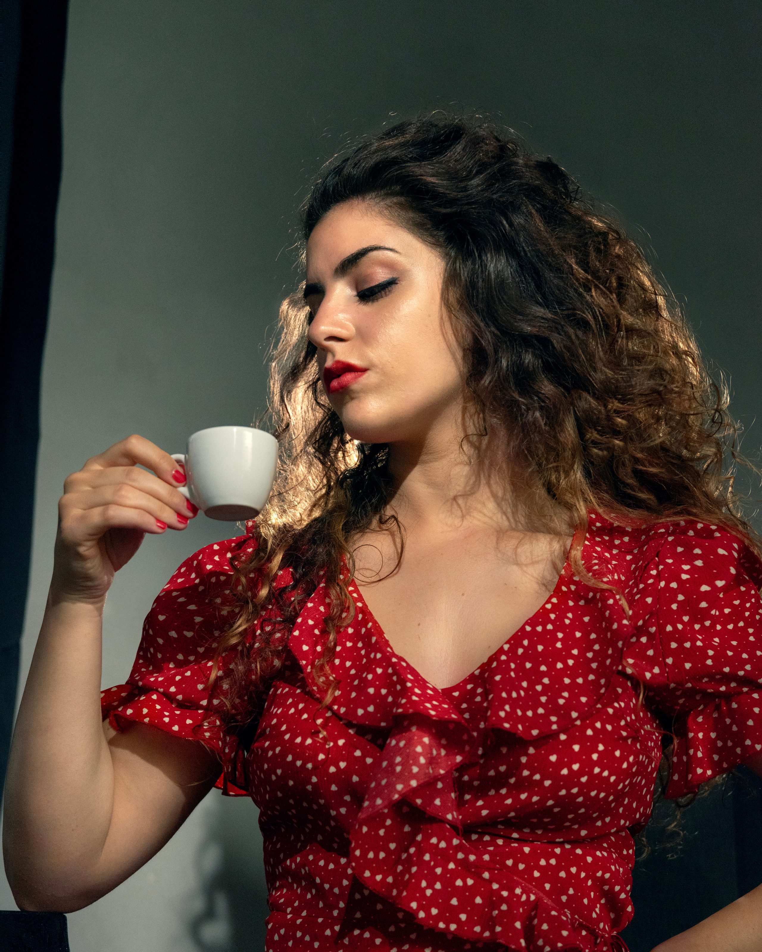 Shooting fotografico in studio ispirato a Lavazza