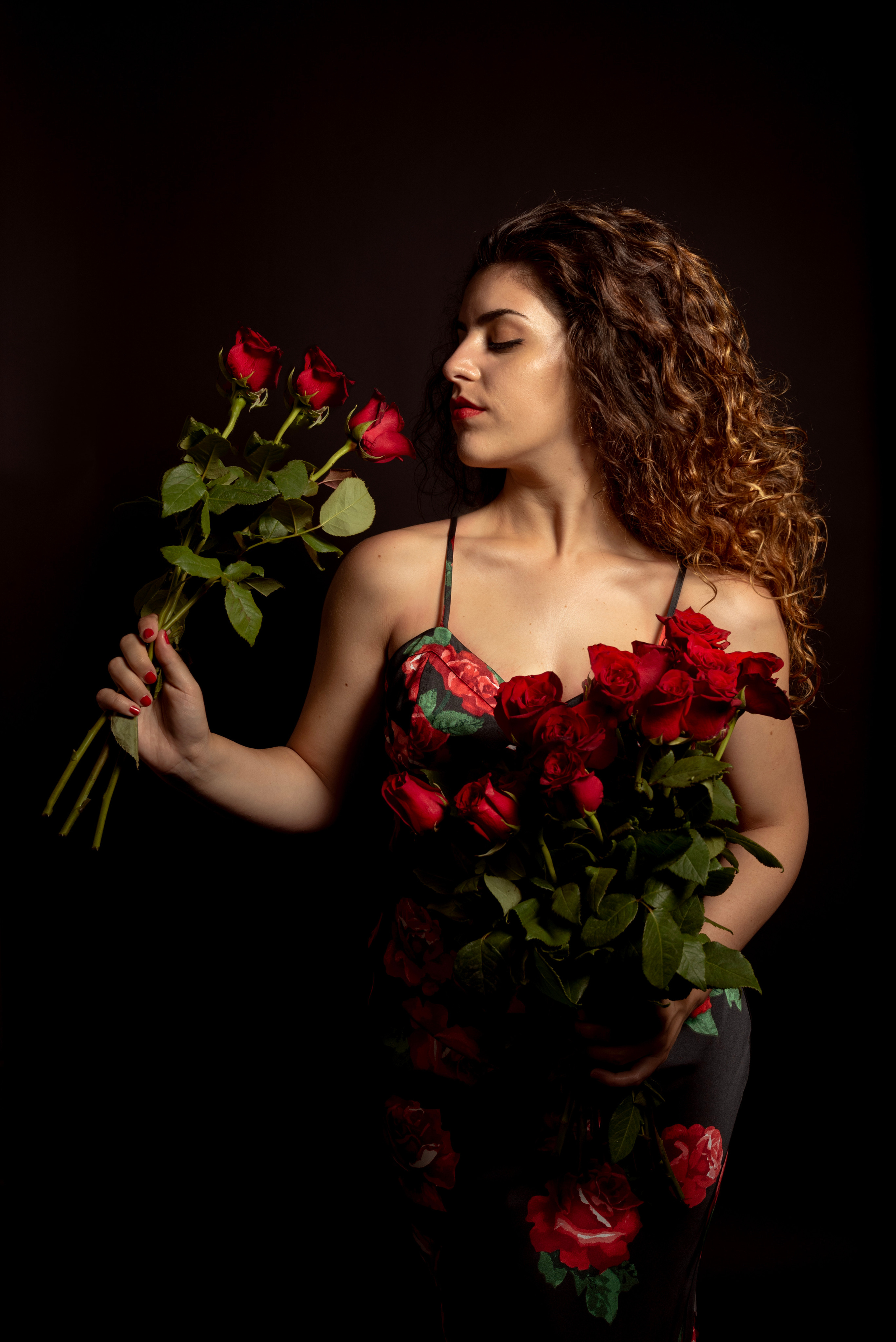 Shooting fotografico femminile in studio