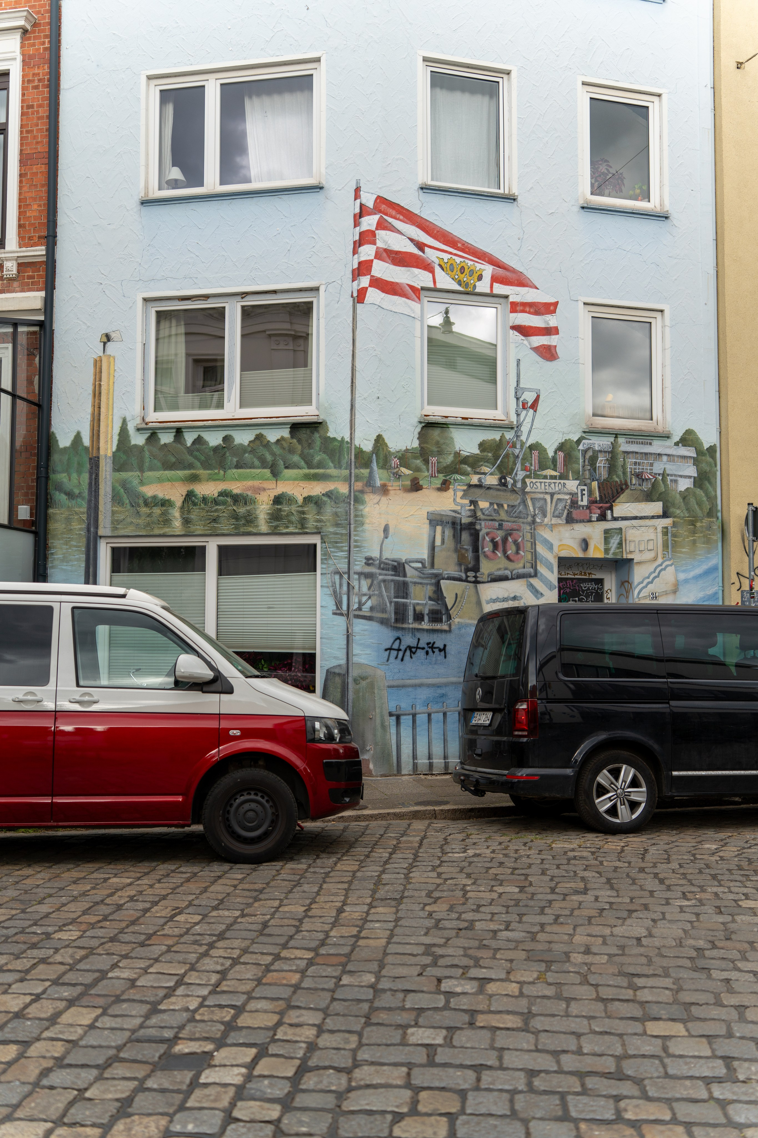 A little bit of street in Bremen #1. URBANSTREETFILES.ART