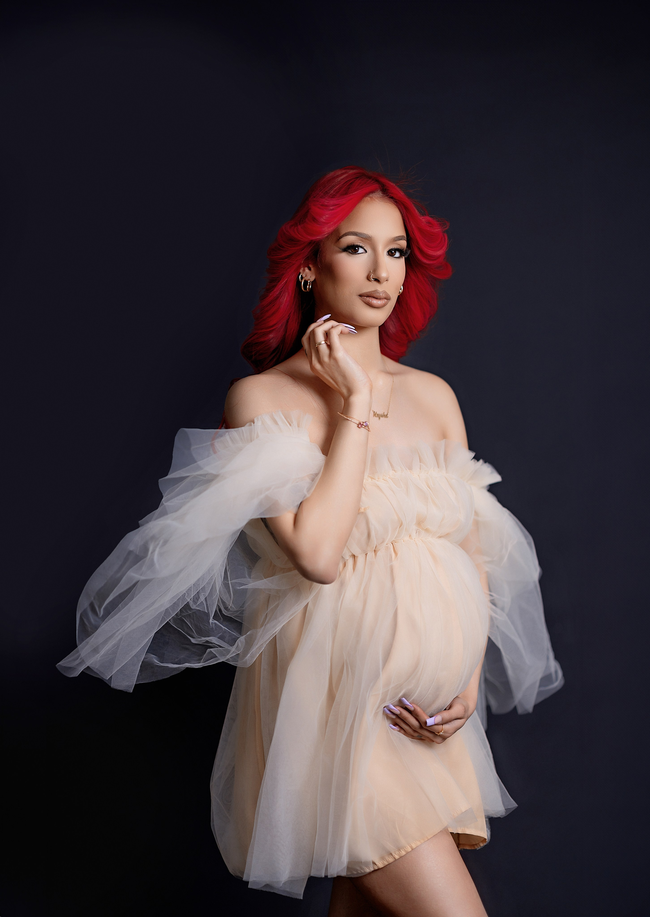 Studio Maternity. Professional photographer in NYC Kristina Bagdasaryan