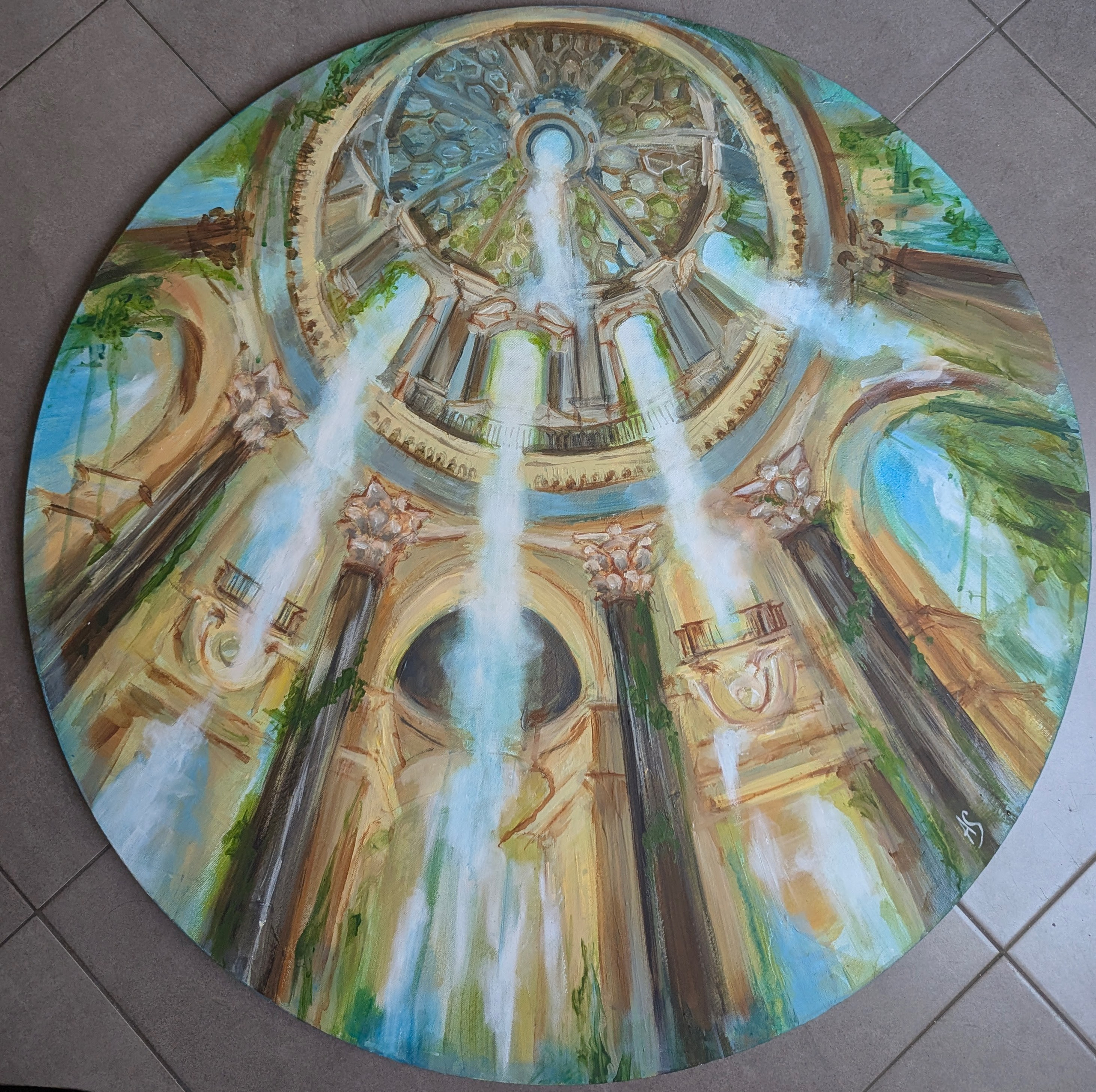 Atlantis. Angelina Sorokopud. Artist in Strasbourg