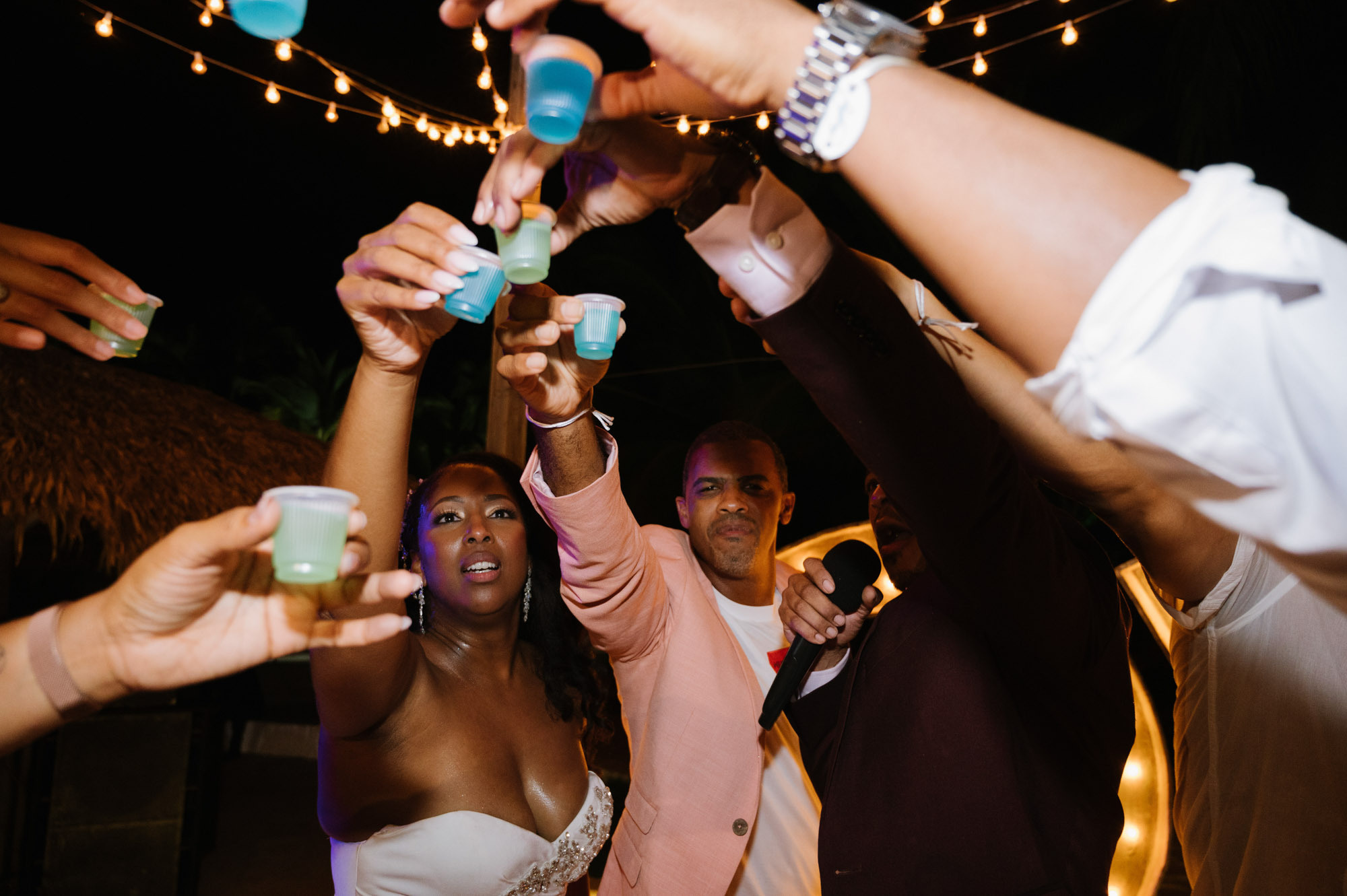 Lauren and Aaron's classic wedding at Kukua beach club