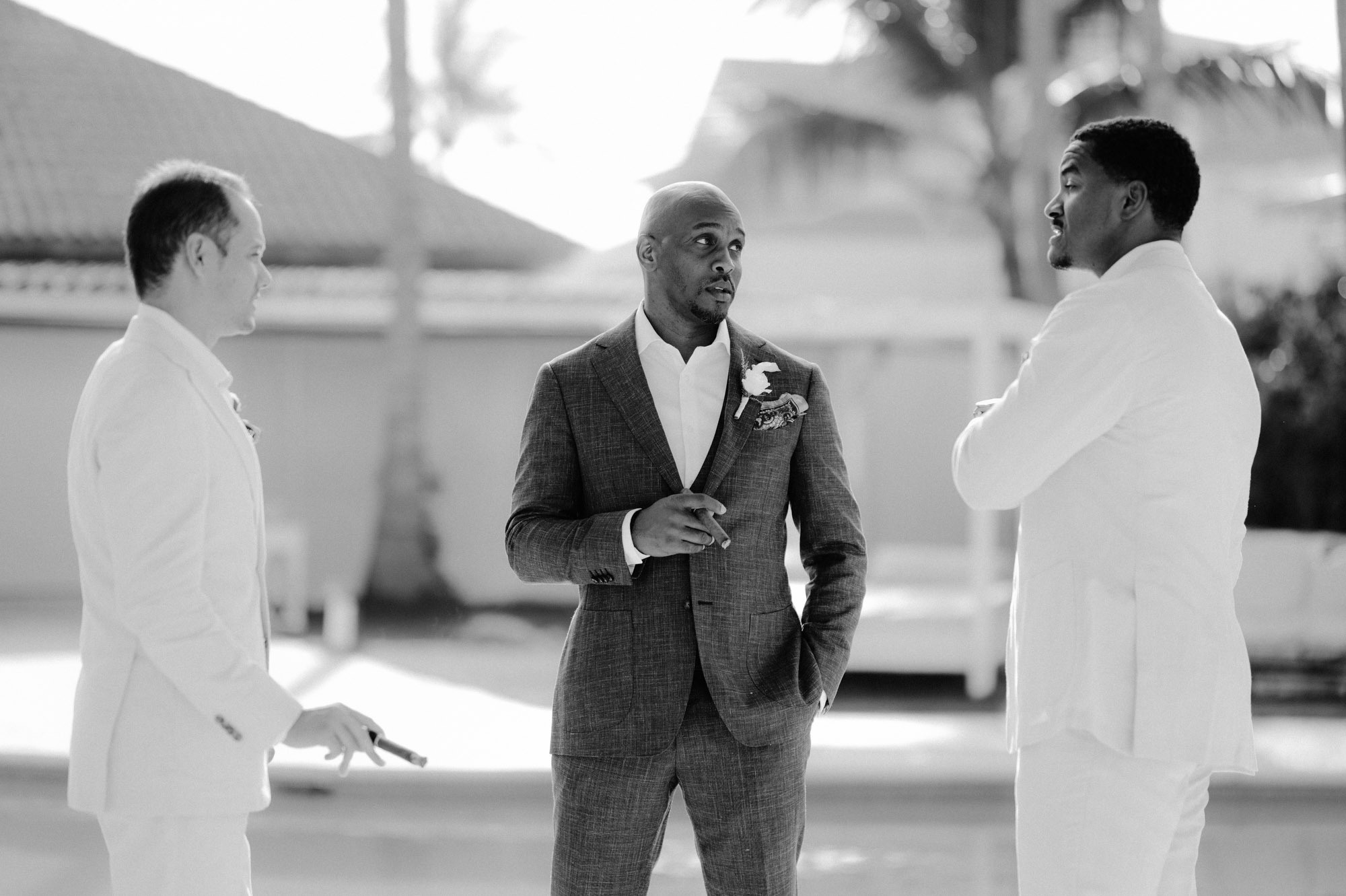 Lauren and Aaron's classic wedding at Kukua beach club