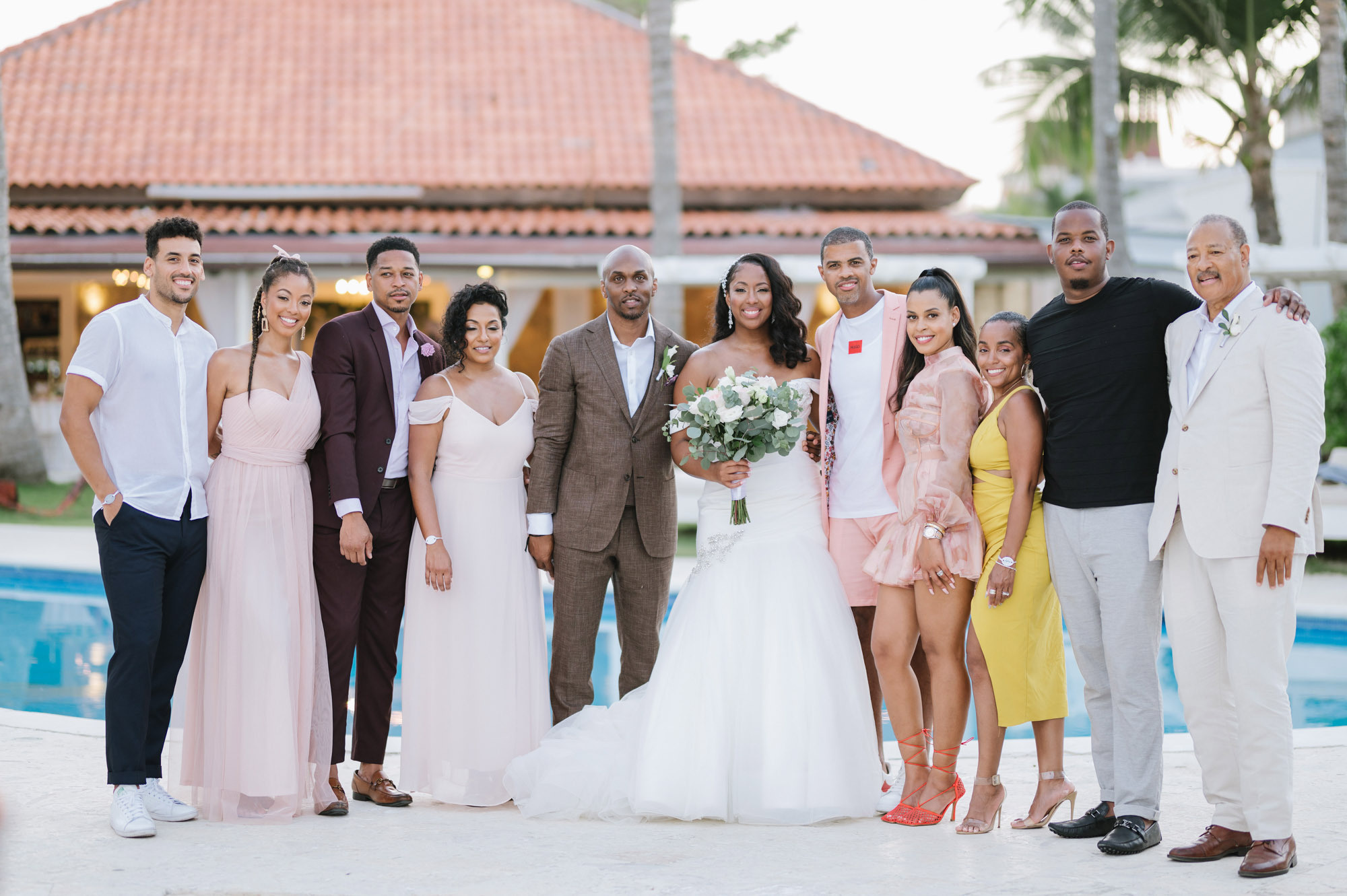 Lauren and Aaron's classic wedding at Kukua beach club