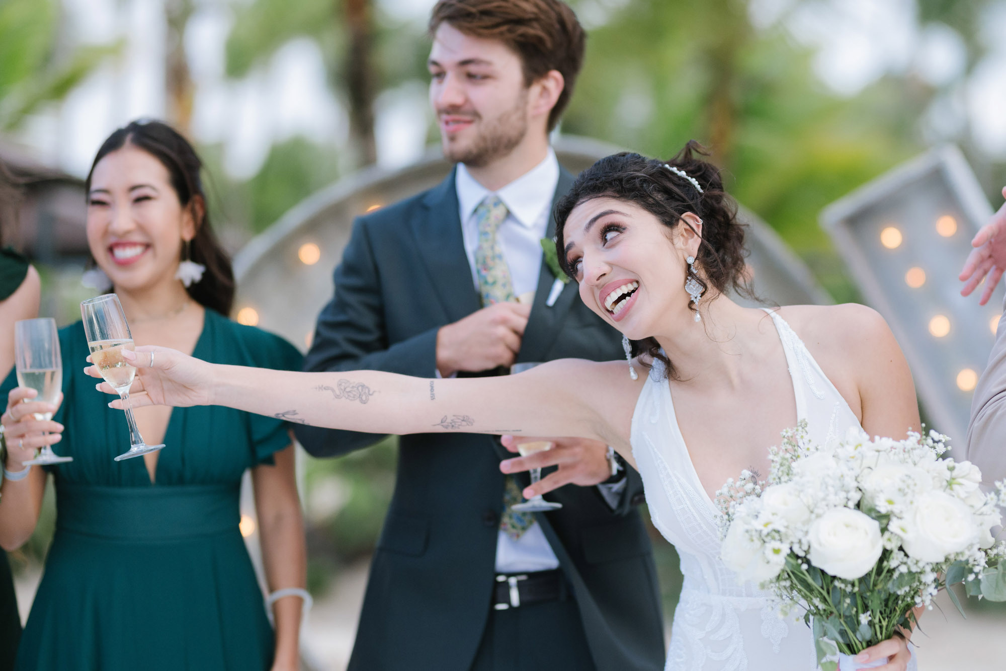 Sabrina and Brendon. Wedding at Kukua