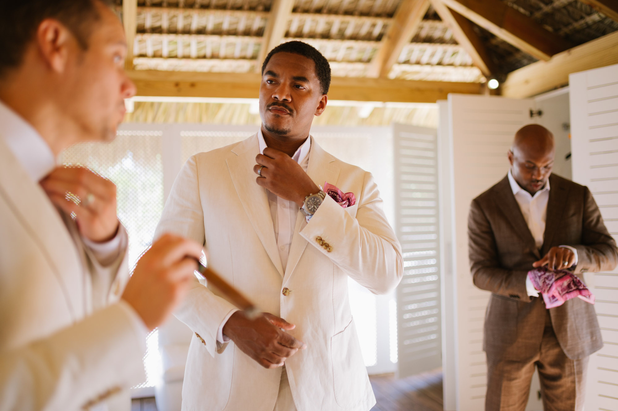 Lauren and Aaron's classic wedding at Kukua beach club