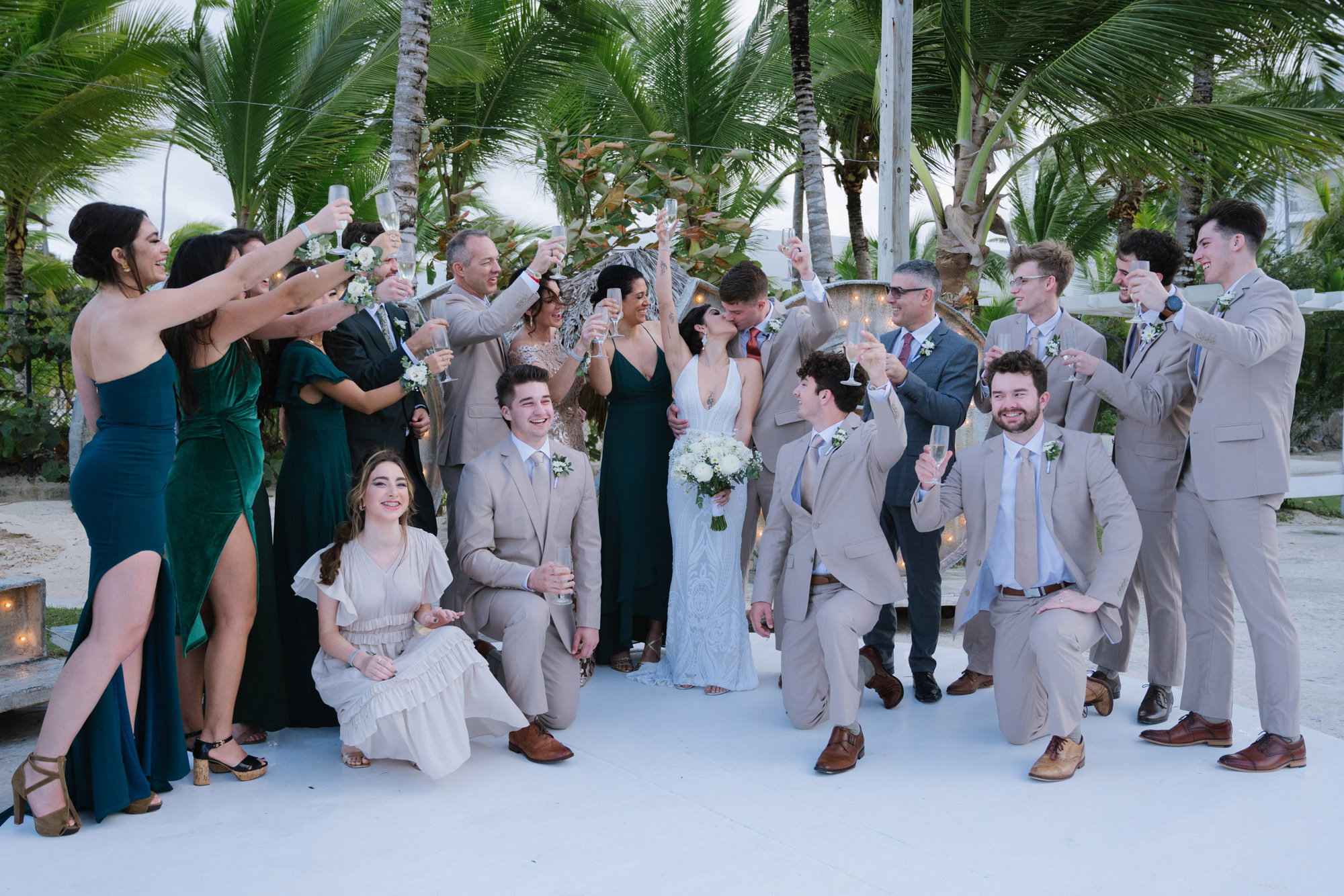 Sabrina and Brendon. Wedding at Kukua