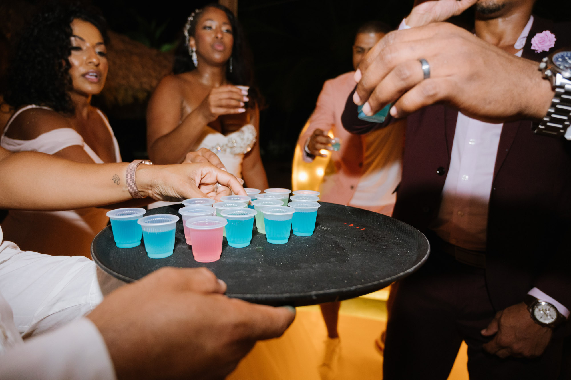 Lauren and Aaron's classic wedding at Kukua beach club