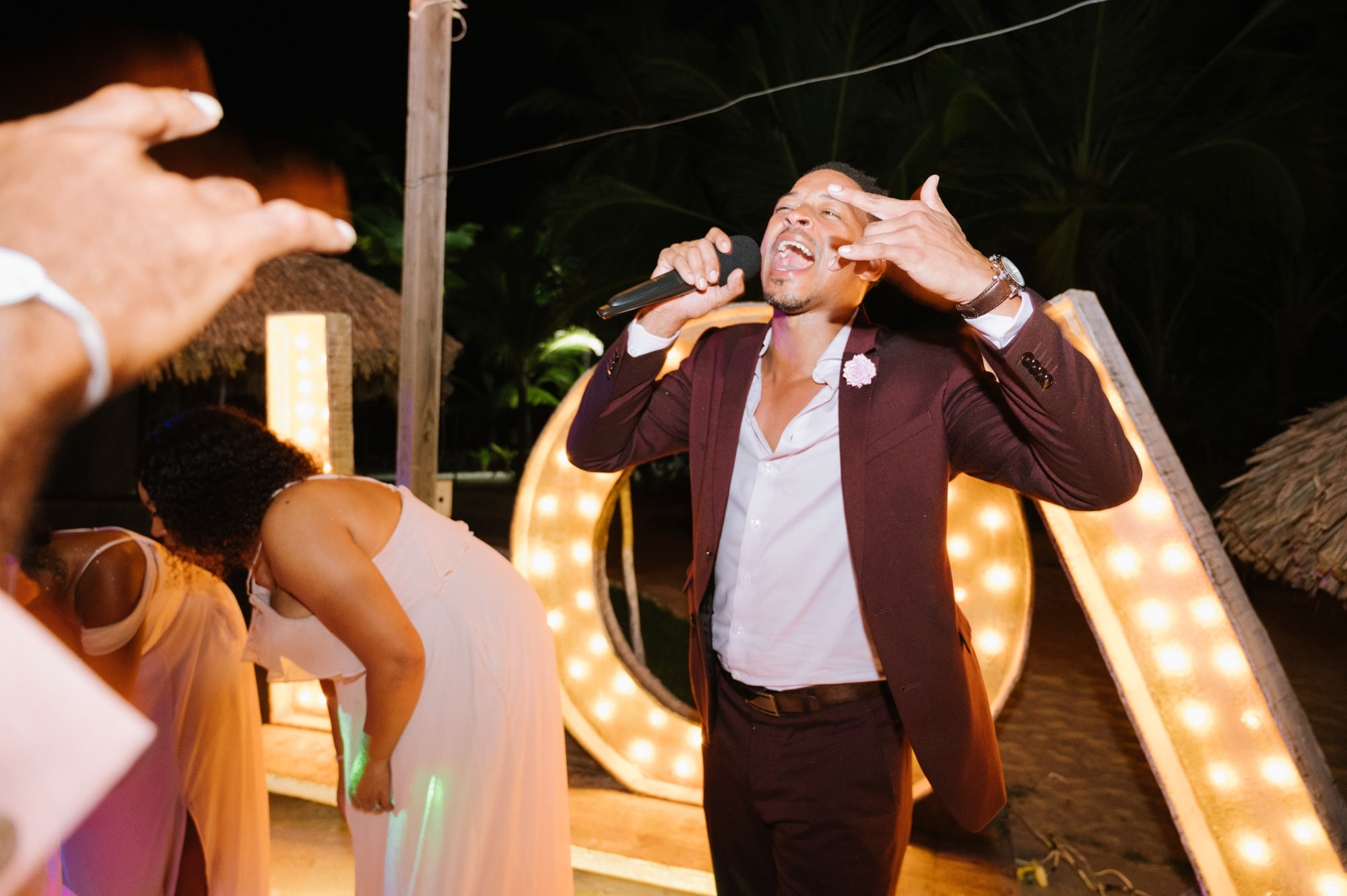 Lauren and Aaron's classic wedding at Kukua beach club