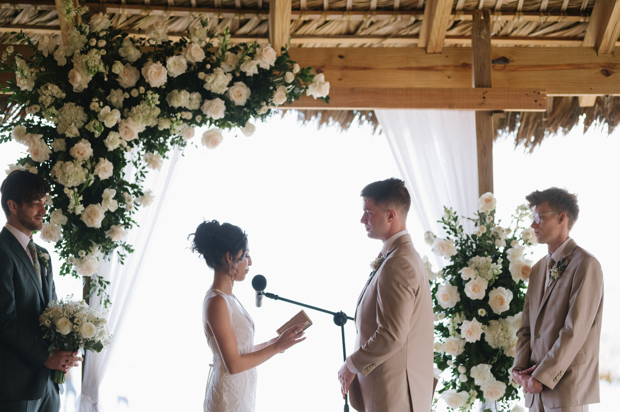 Sabrina and Brendon. Wedding at Kukua