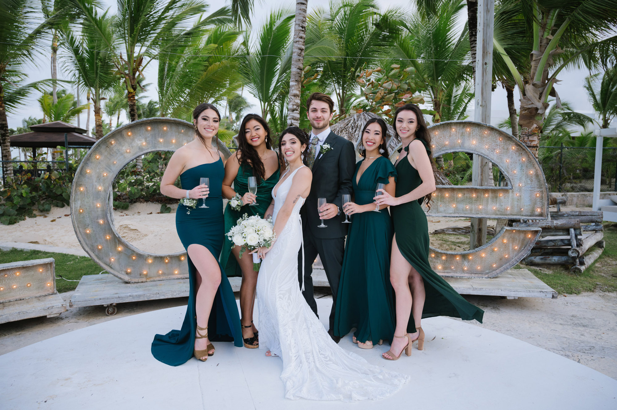 Sabrina and Brendon. Wedding at Kukua