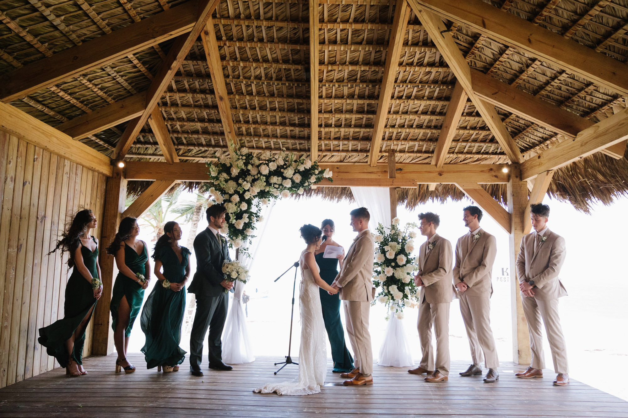 Sabrina and Brendon. Wedding at Kukua