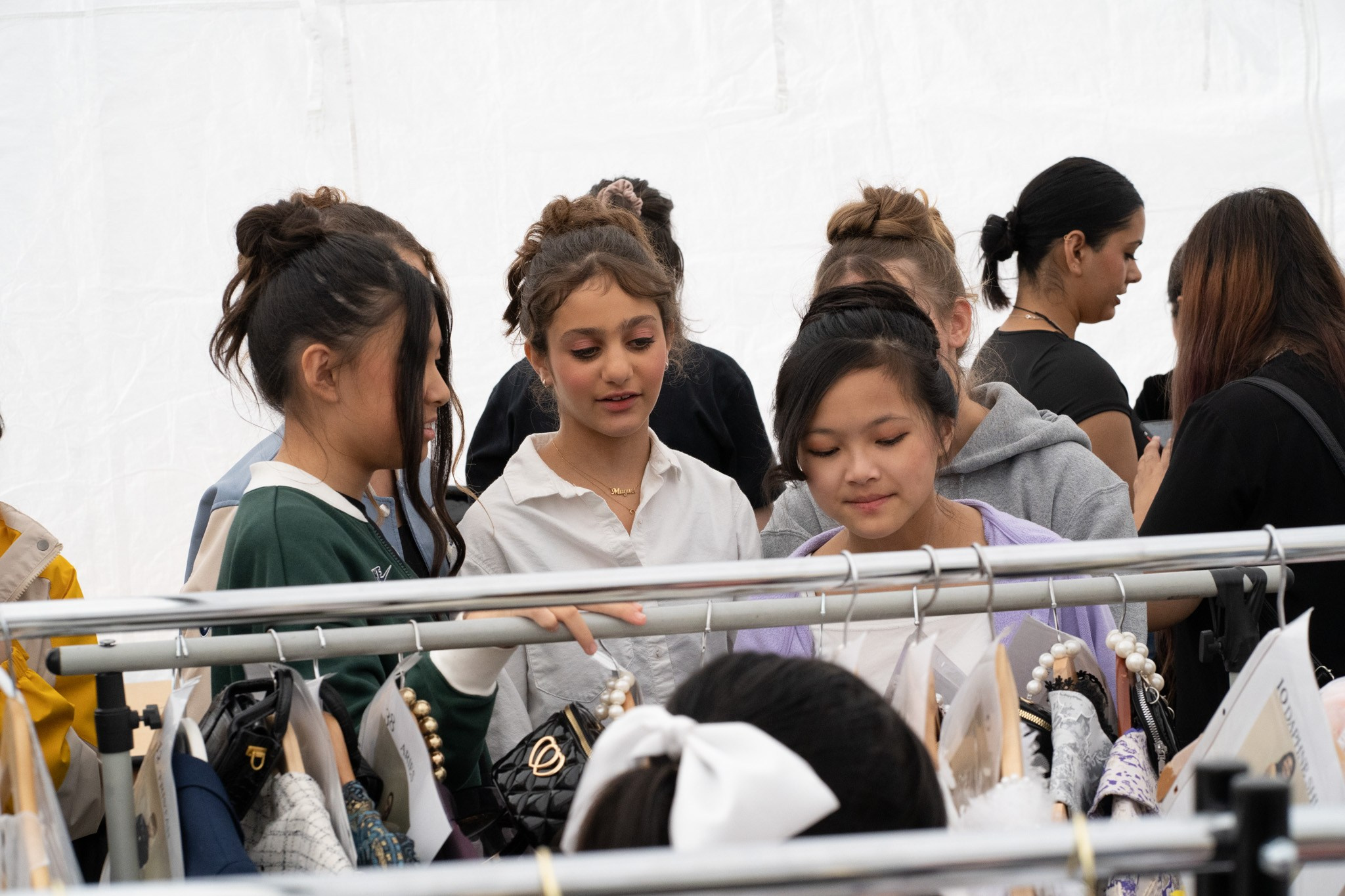 The blooms BTS. Vancouver Kids Photographer