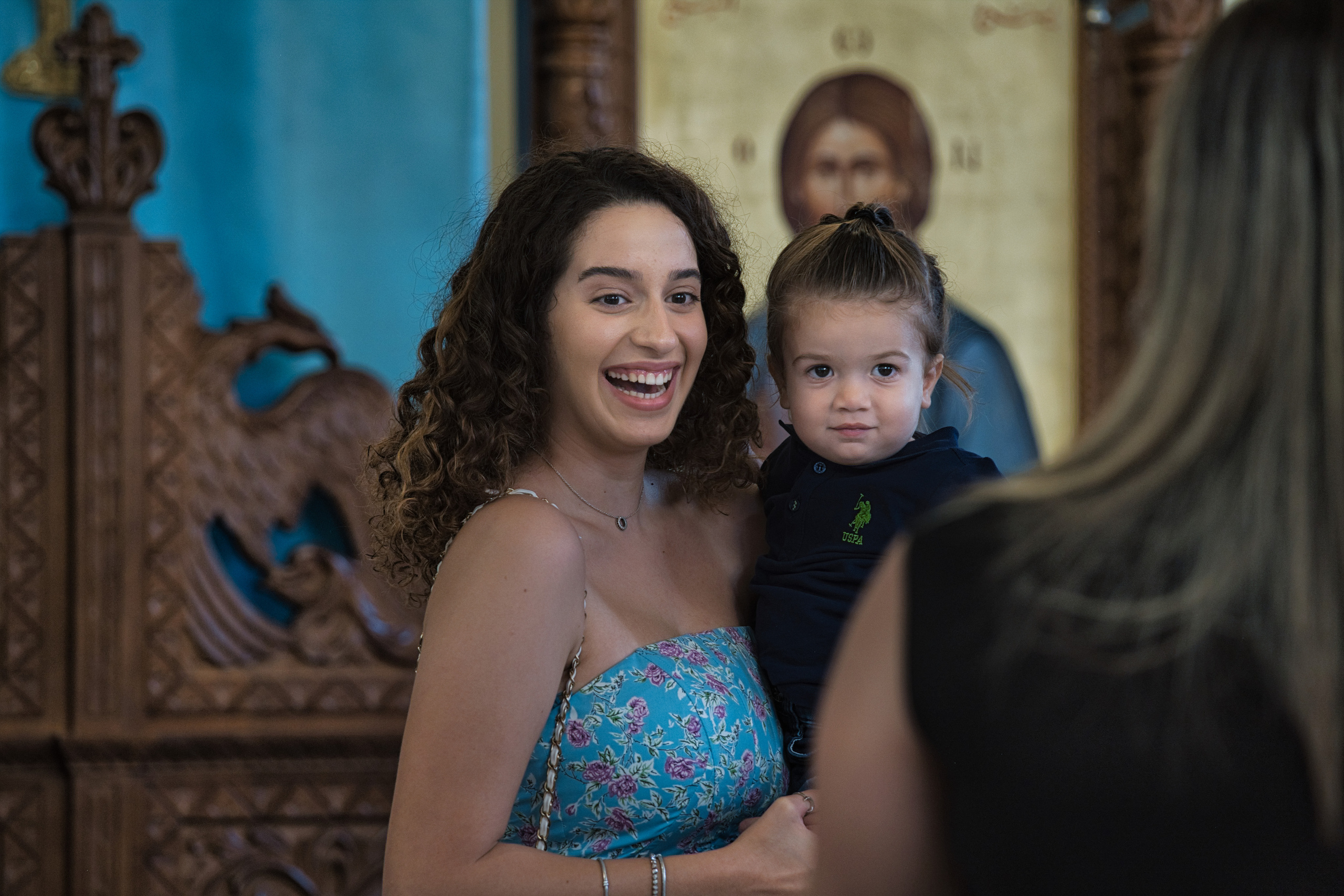 BAPTISM. FADY&CHRISTINA. Church of St.Peter. Yaffo. Middle East Photo Agency — Weddings, Bar & Bat Mitzvahs, Brit Milah, Theater, Magnets, Portraits