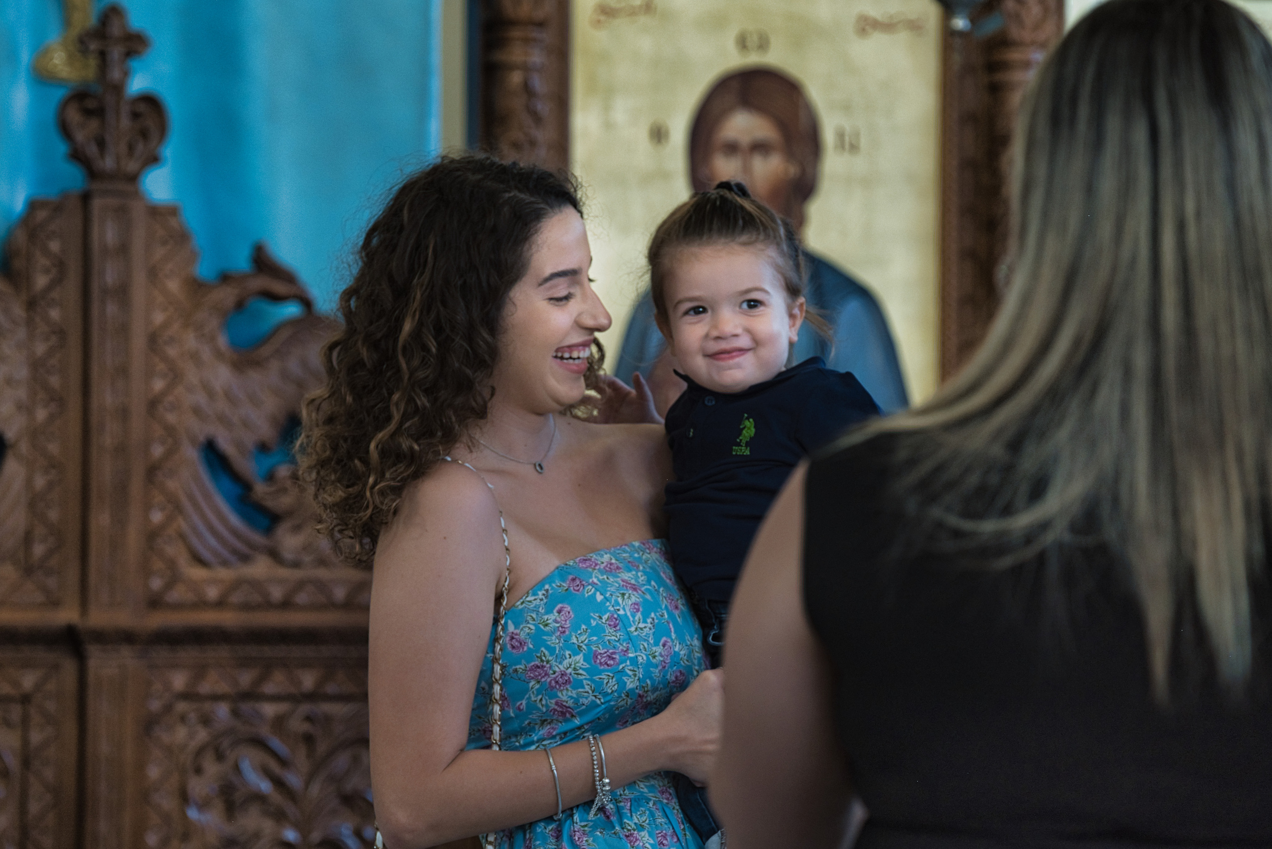 BAPTISM. FADY&CHRISTINA. Church of St.Peter. Yaffo. Middle East Photo Agency — Weddings, Bar & Bat Mitzvahs, Brit Milah, Theater, Magnets, Portraits