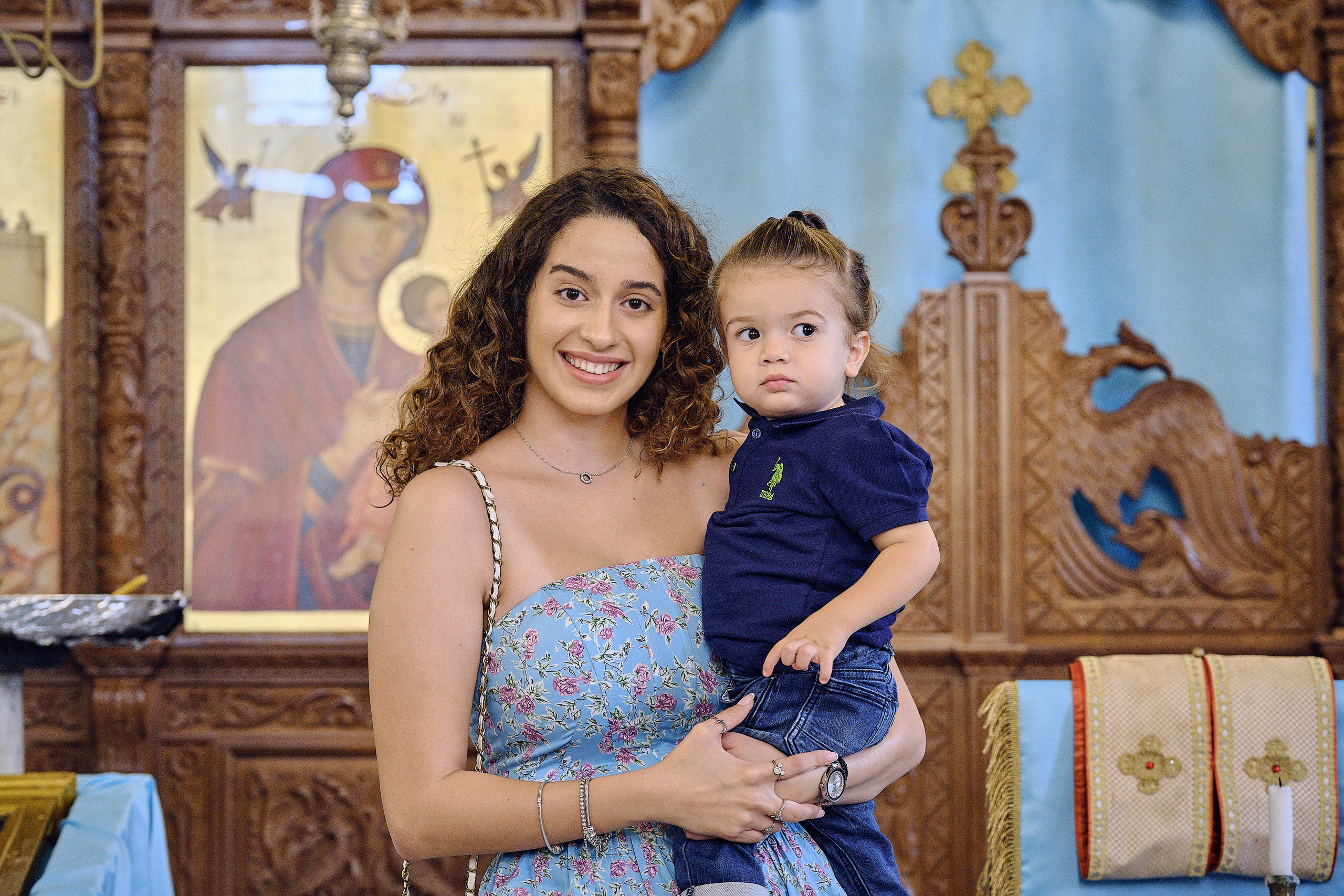 BAPTISM. FADY&CHRISTINA. Church of St.Peter. Yaffo. Middle East Photo Agency — Weddings, Bar & Bat Mitzvahs, Brit Milah, Theater, Magnets, Portraits