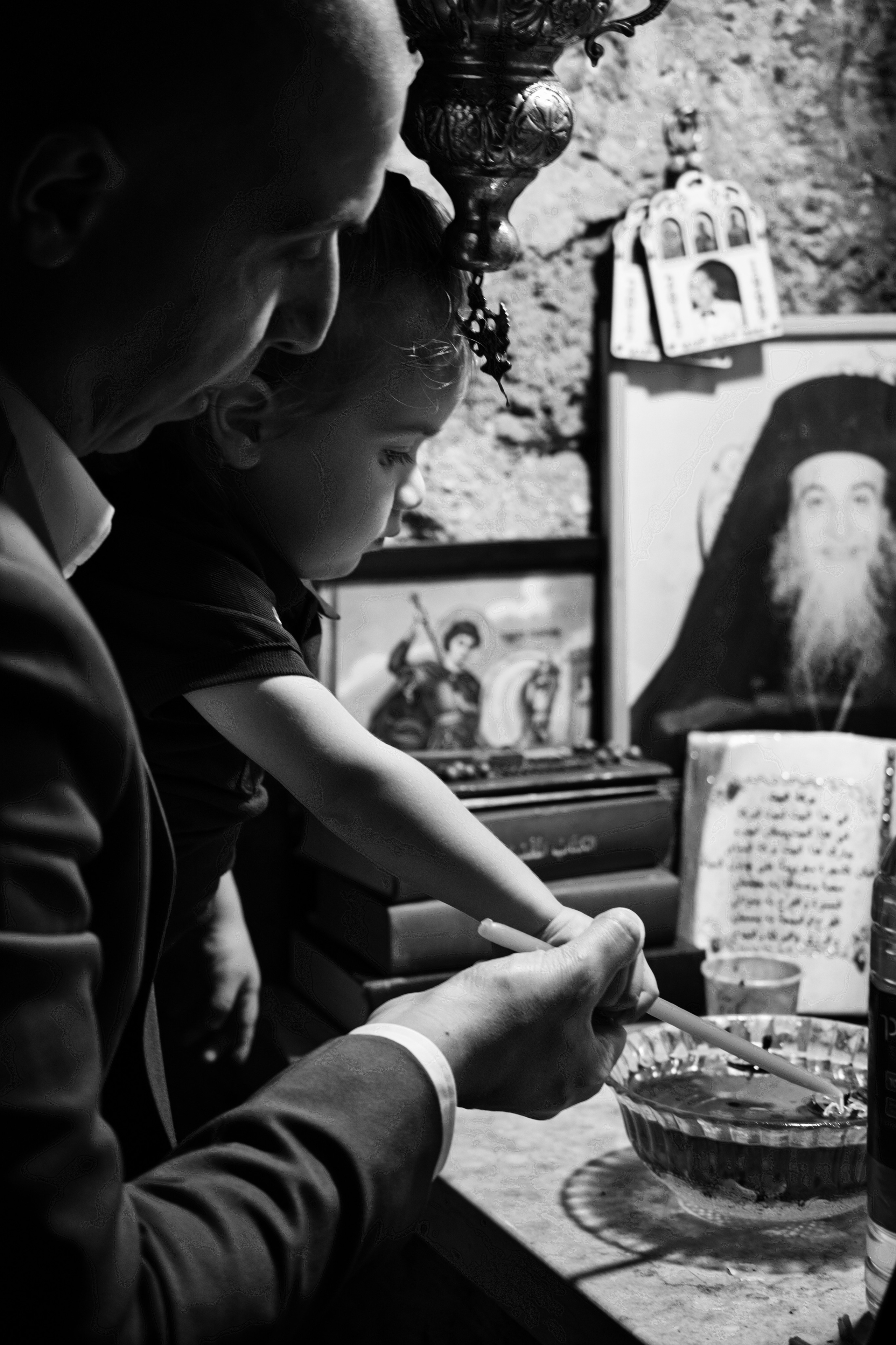BAPTISM. FADY&CHRISTINA. Church of St.Peter. Yaffo. Middle East Photo Agency — Weddings, Bar & Bat Mitzvahs, Brit Milah, Theater, Magnets, Portraits