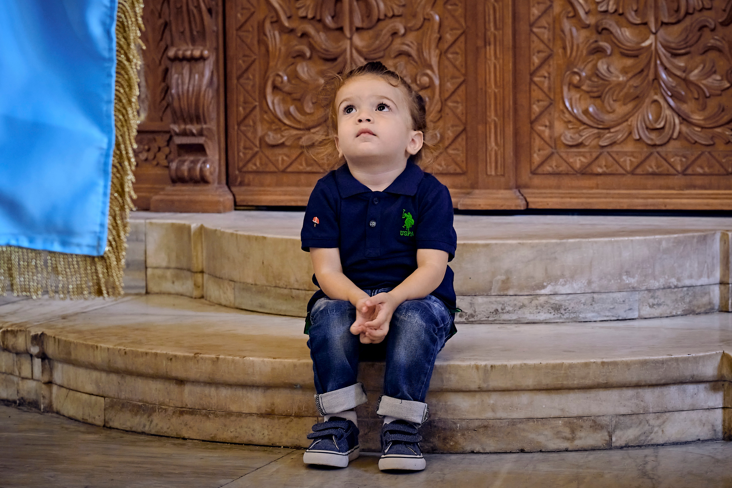 BAPTISM. FADY&CHRISTINA. Church of St.Peter. Yaffo. Middle East Photo Agency — Weddings, Bar & Bat Mitzvahs, Brit Milah, Theater, Magnets, Portraits