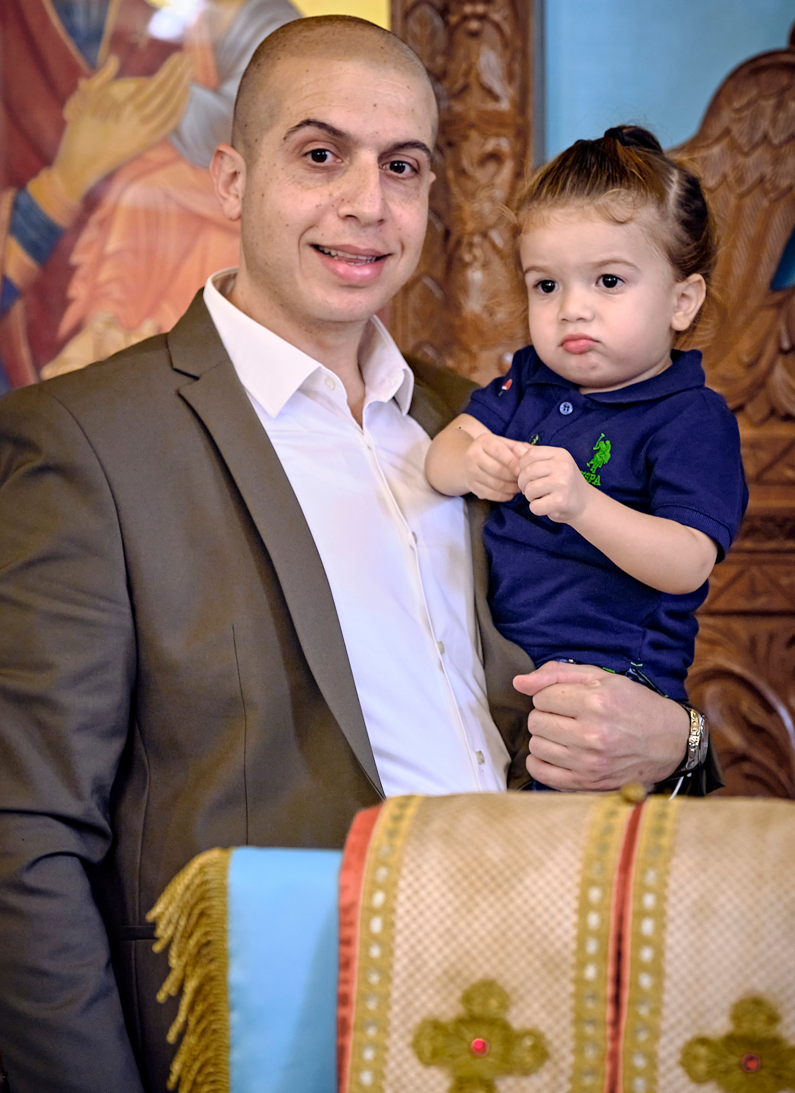 BAPTISM. FADY&CHRISTINA. Church of St.Peter. Yaffo. Middle East Photo Agency — Weddings, Bar & Bat Mitzvahs, Brit Milah, Theater, Magnets, Portraits