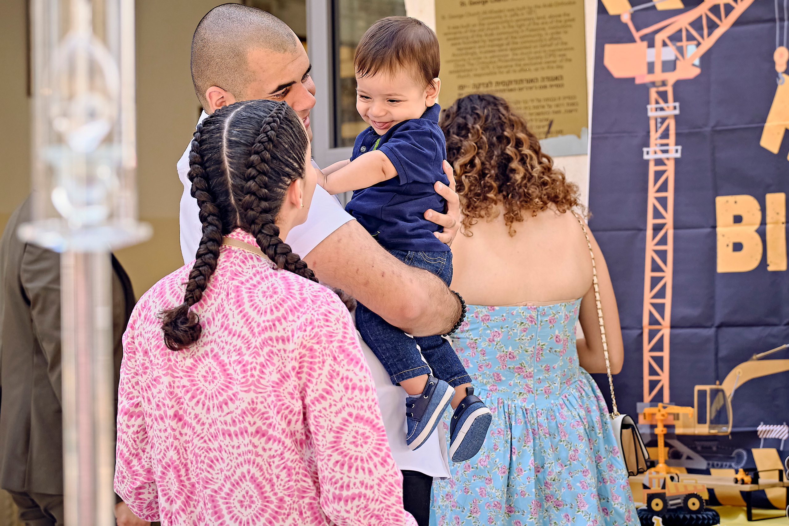BAPTISM. FADY&CHRISTINA. Church of St.Peter. Yaffo. Middle East Photo Agency — Weddings, Bar & Bat Mitzvahs, Brit Milah, Theater, Magnets, Portraits