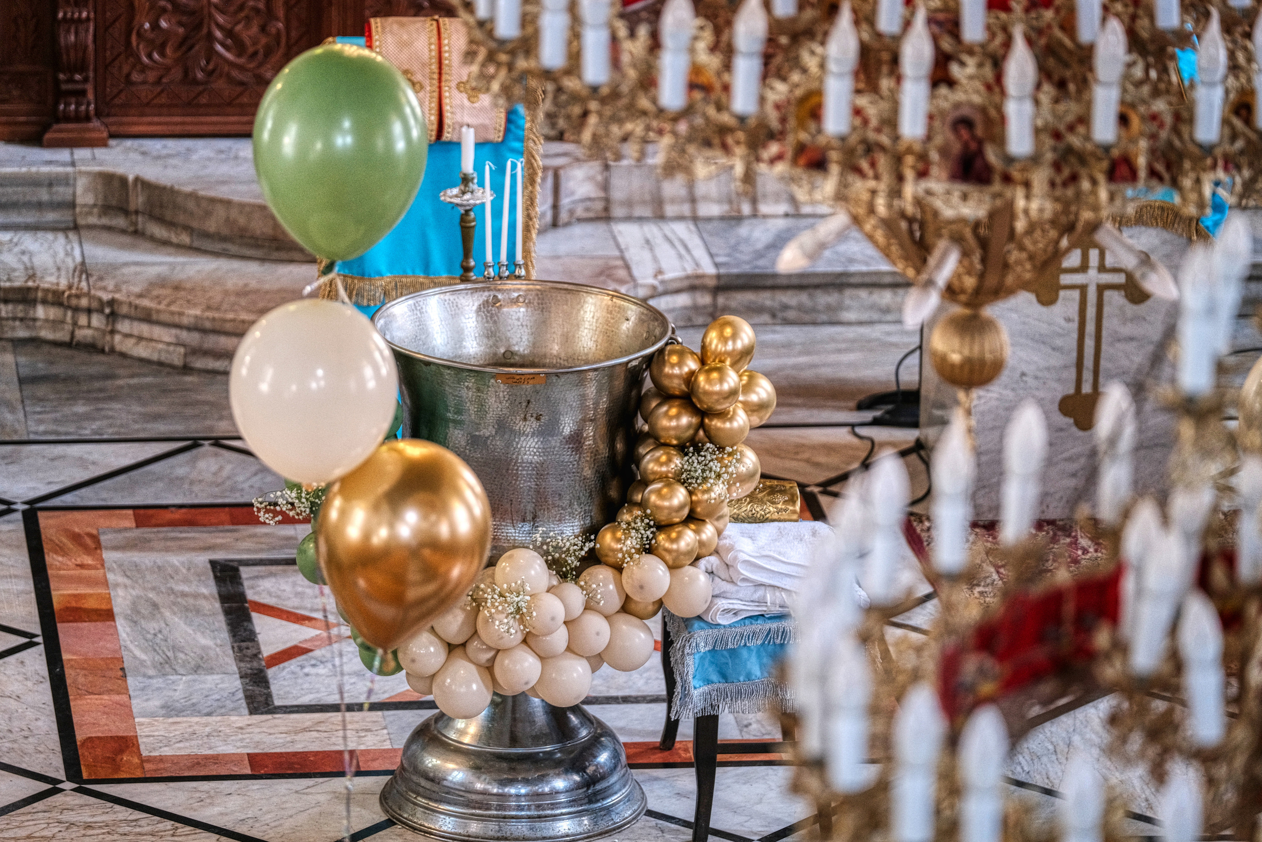 BAPTISM. FADY&CHRISTINA. Church of St.Peter. Yaffo. Middle East Photo Agency — Weddings, Bar & Bat Mitzvahs, Brit Milah, Theater, Magnets, Portraits