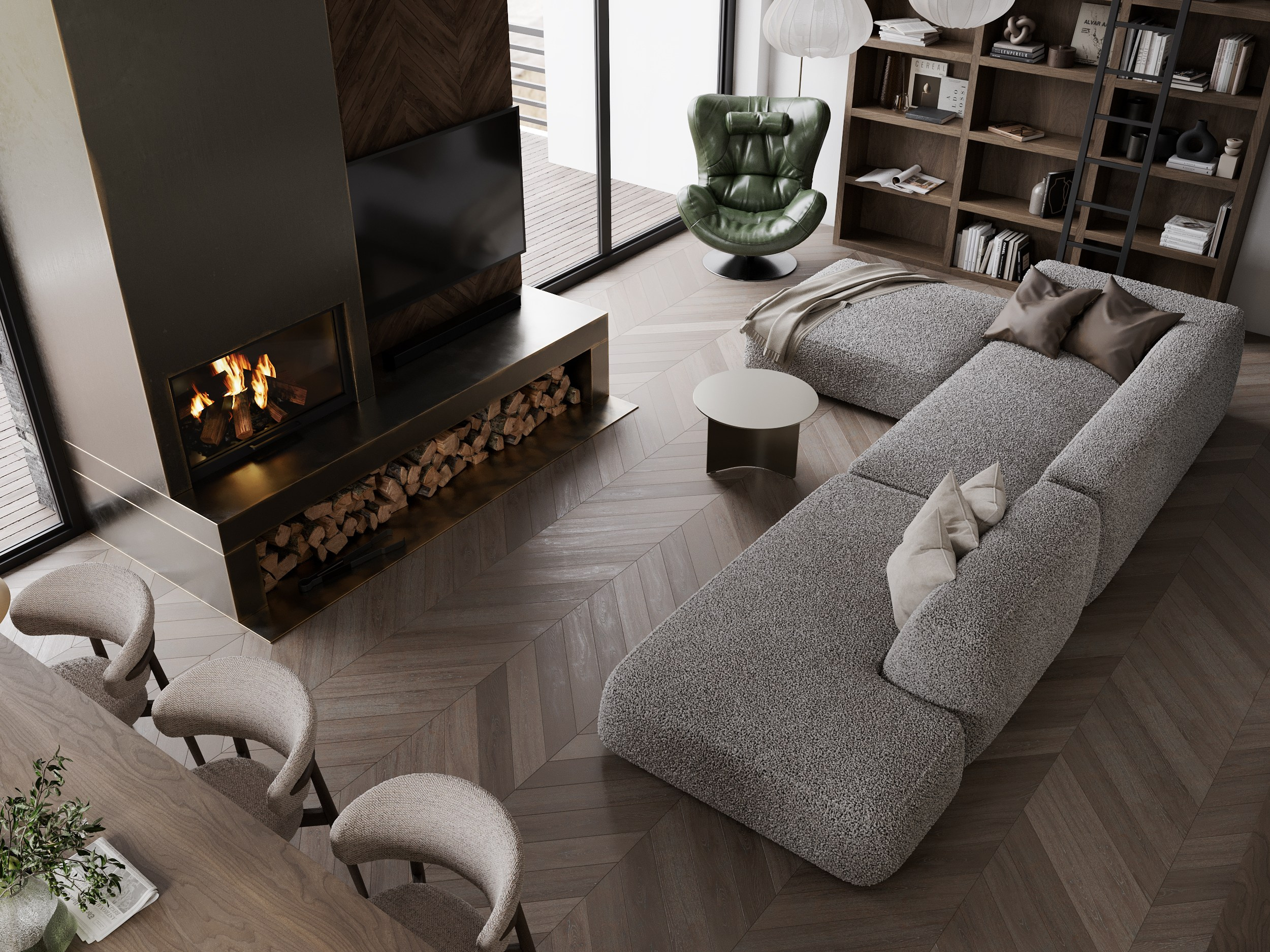 Obývací pokoj — 1. Filipenka architects