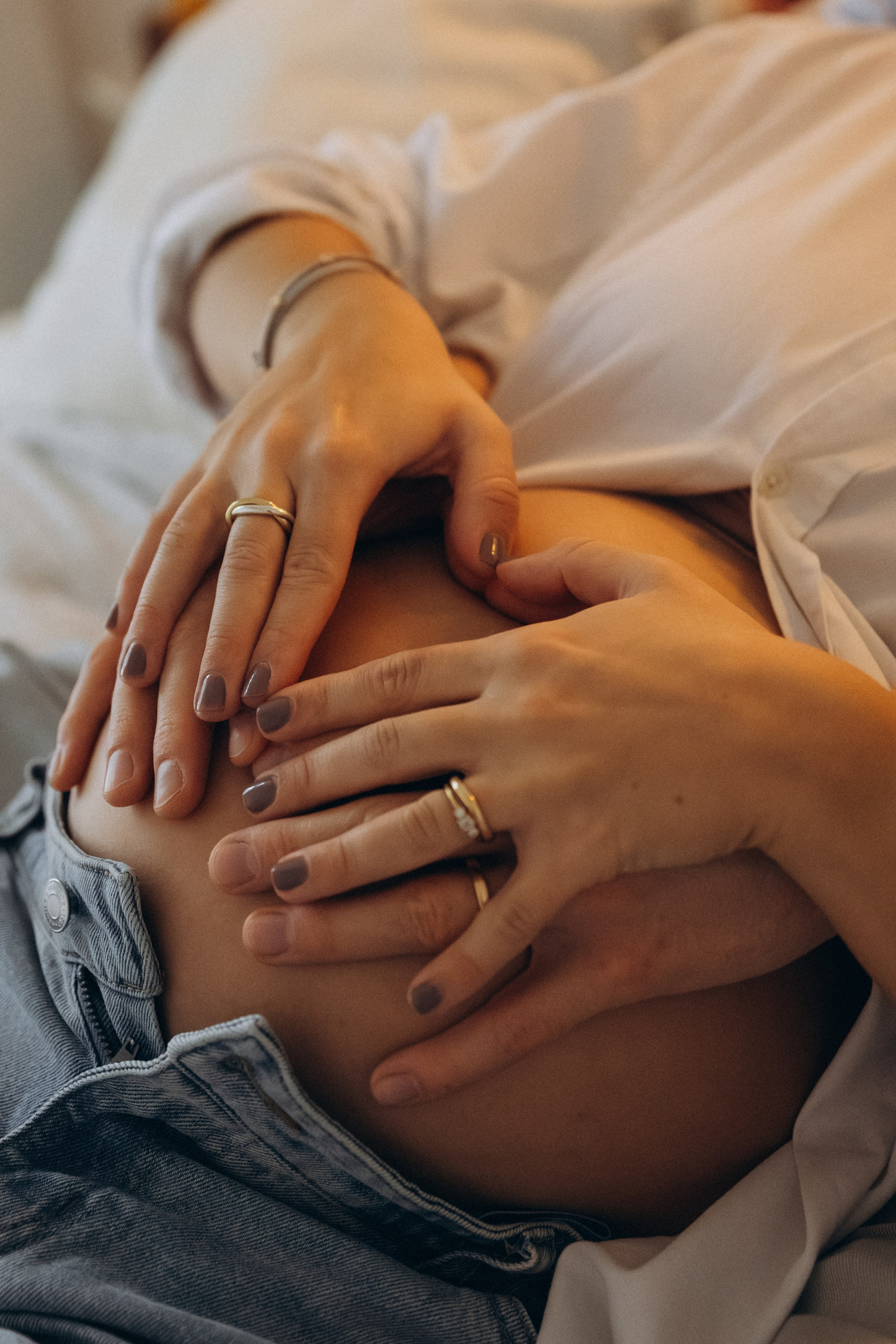 Babybauch. Photographer Düsseldorf, Cologne, NRW — Kristina Braudo