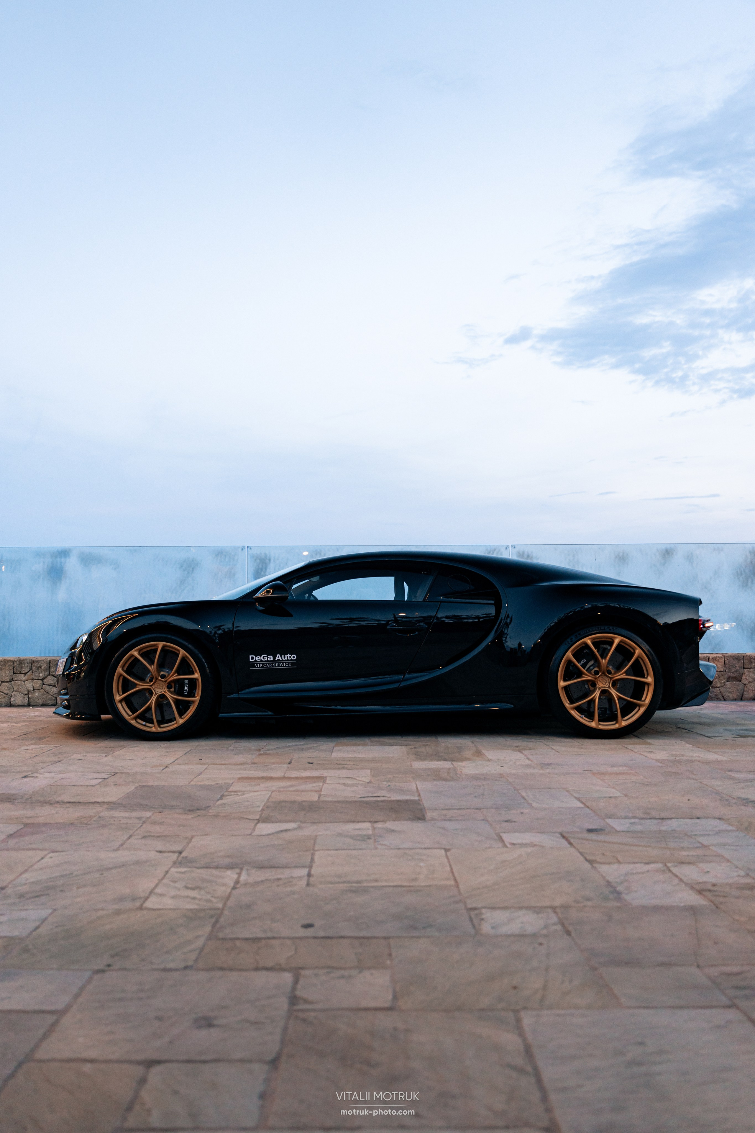 Bugatti Chiron. Photographe de voitures à Paris — Vitalii Motruk