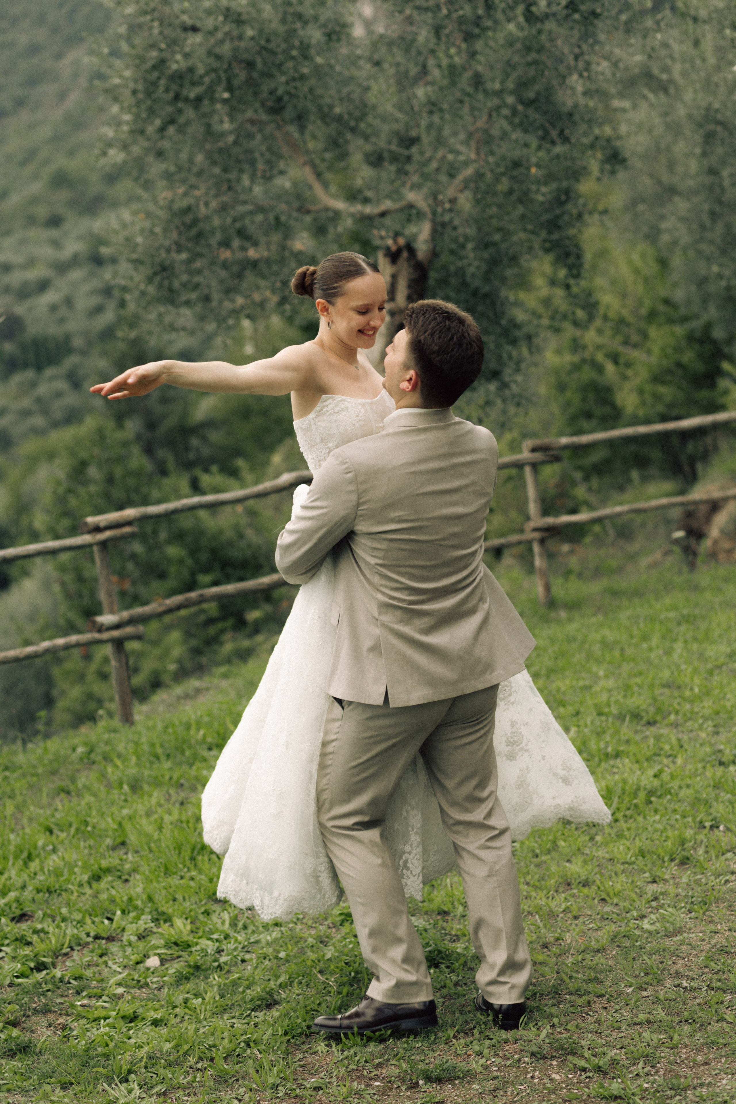 Wedding portraits at Lake Garda Italy