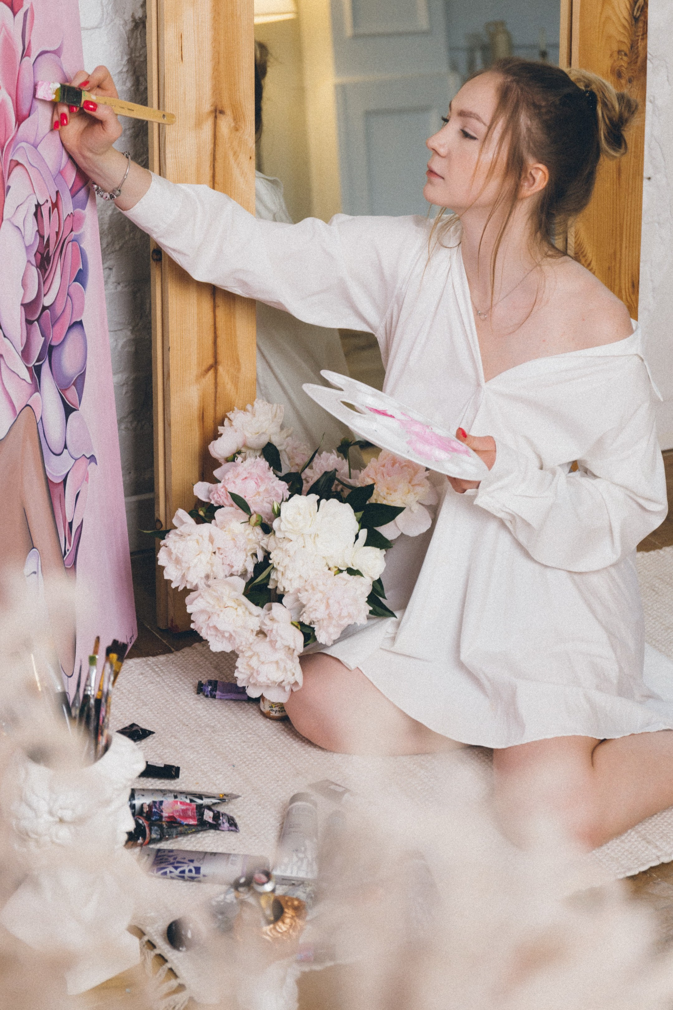 Алеся-фотосессия для художника. Фотограф Анна Кучерявая | Свадьбы и мероприятия в Дубае