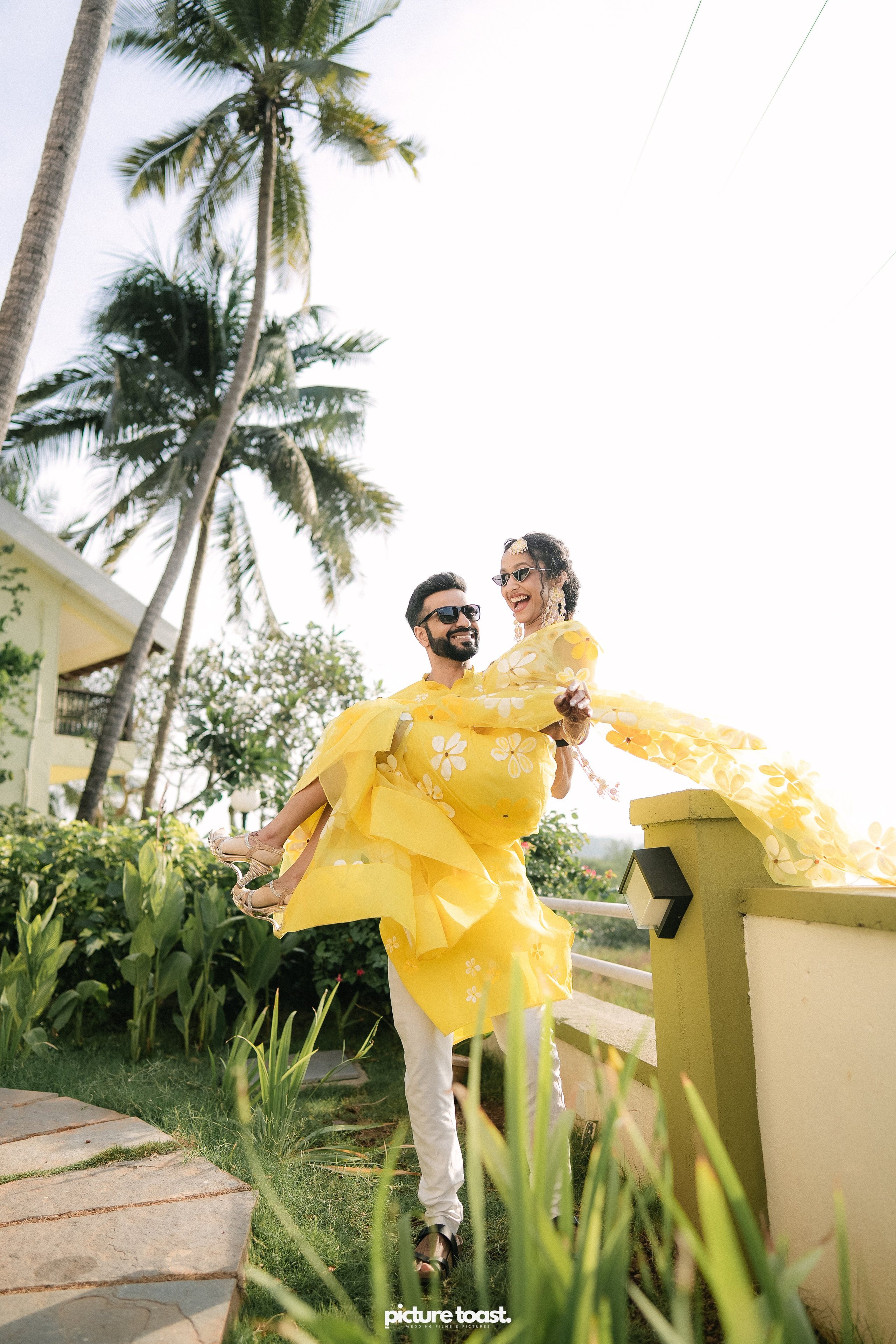 Haldi Hues Ft. Baebie & Goyal. Fine art Wedding Photographers in India & Canada