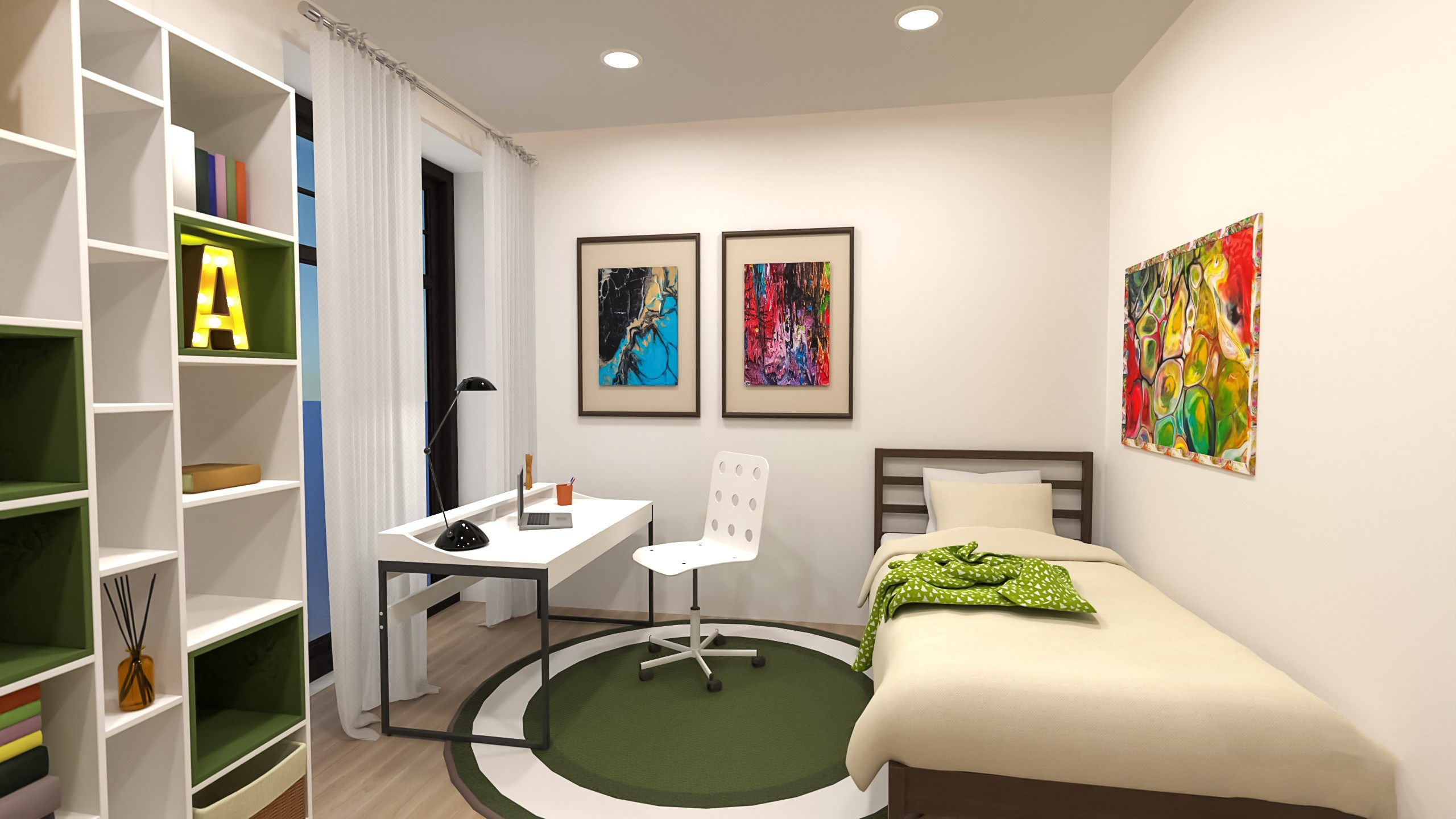 Namoar buto vizualizacija, planas 2D ir 3D. Elina Sapiega fotografė Vilniuje