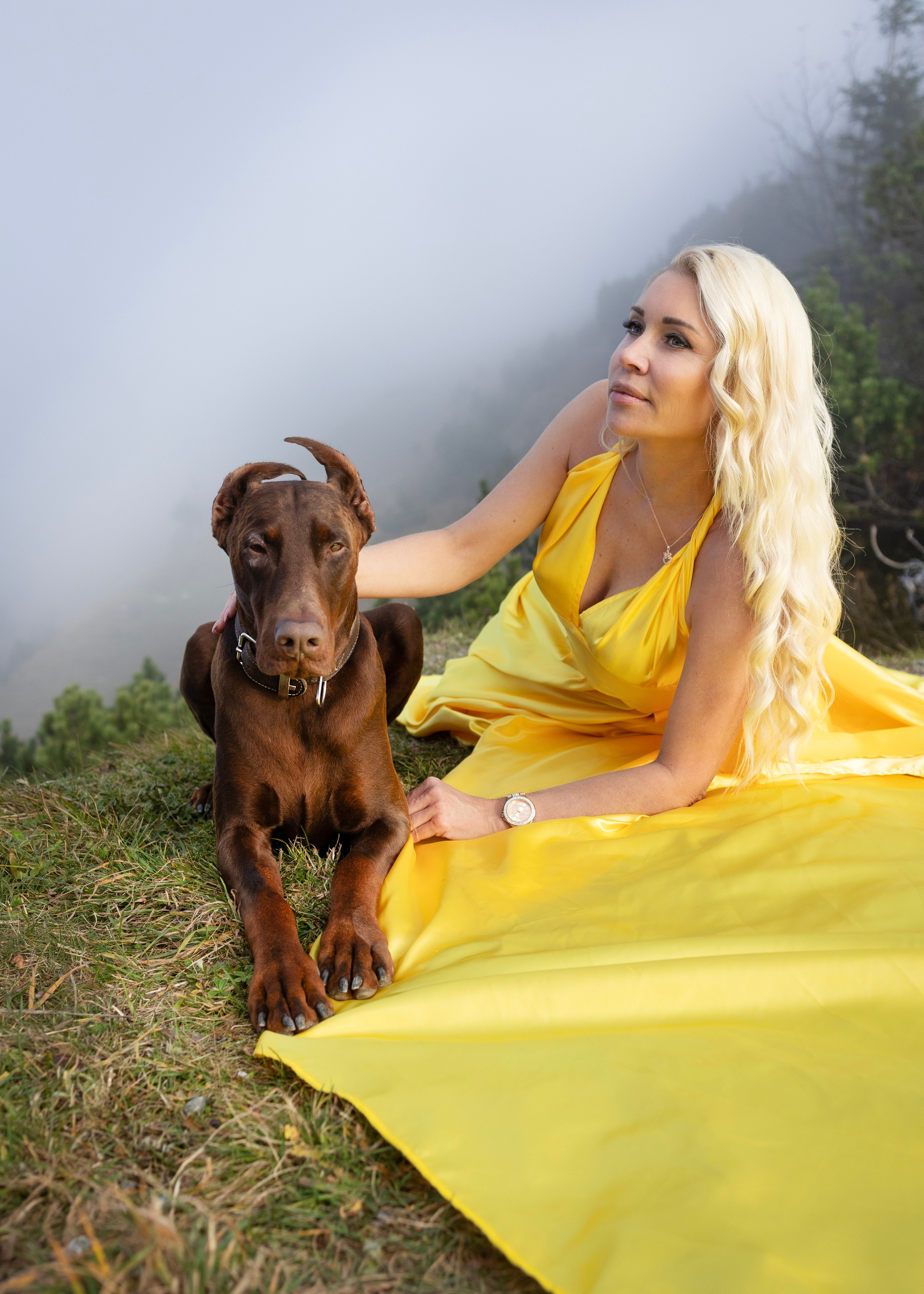 Shooting in the mountains. Photographer in Munich