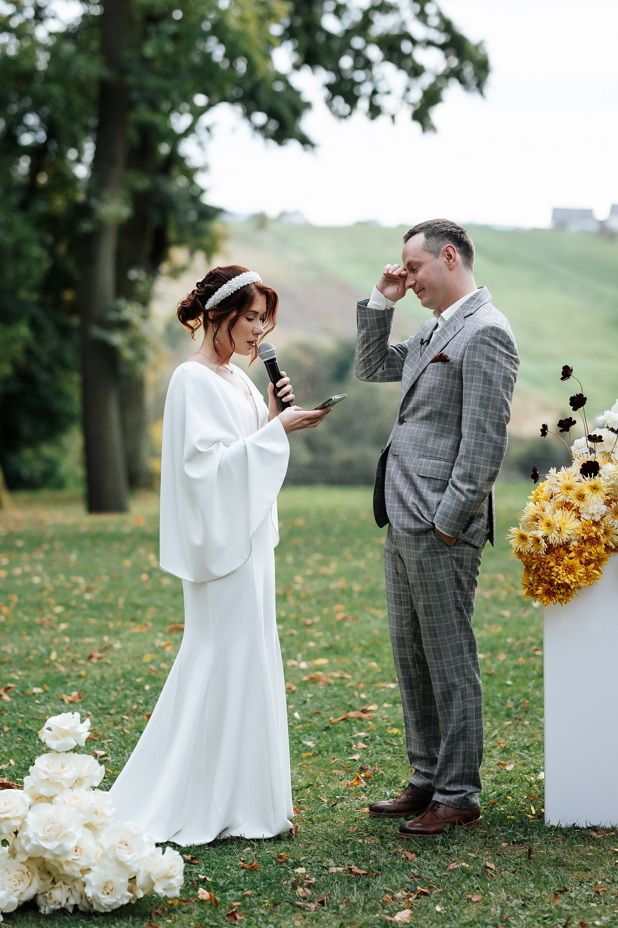 Maria & Serhiy. Dwor Sierakow. 25.09.2024. Fotograf ślubny i rodzinny w Krakowie Yana Klymova