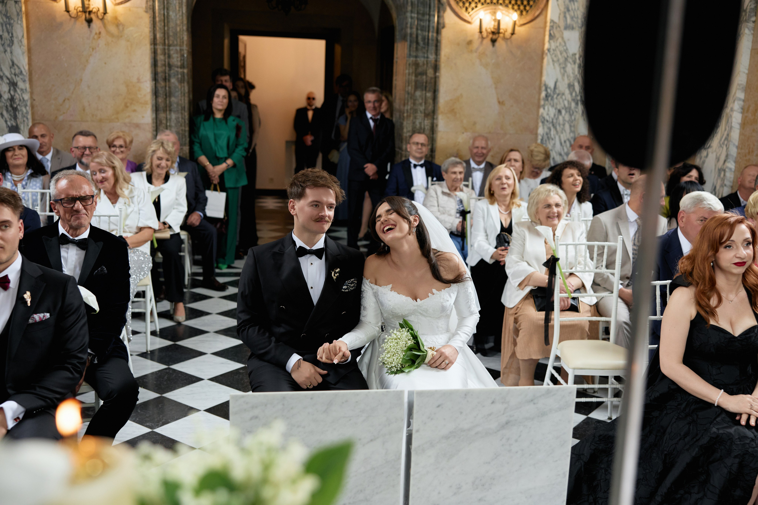 Wiktoria & Kacper. Pałac Goetz. Fotograf ślubny i rodzinny w Krakowie Yana Klymova
