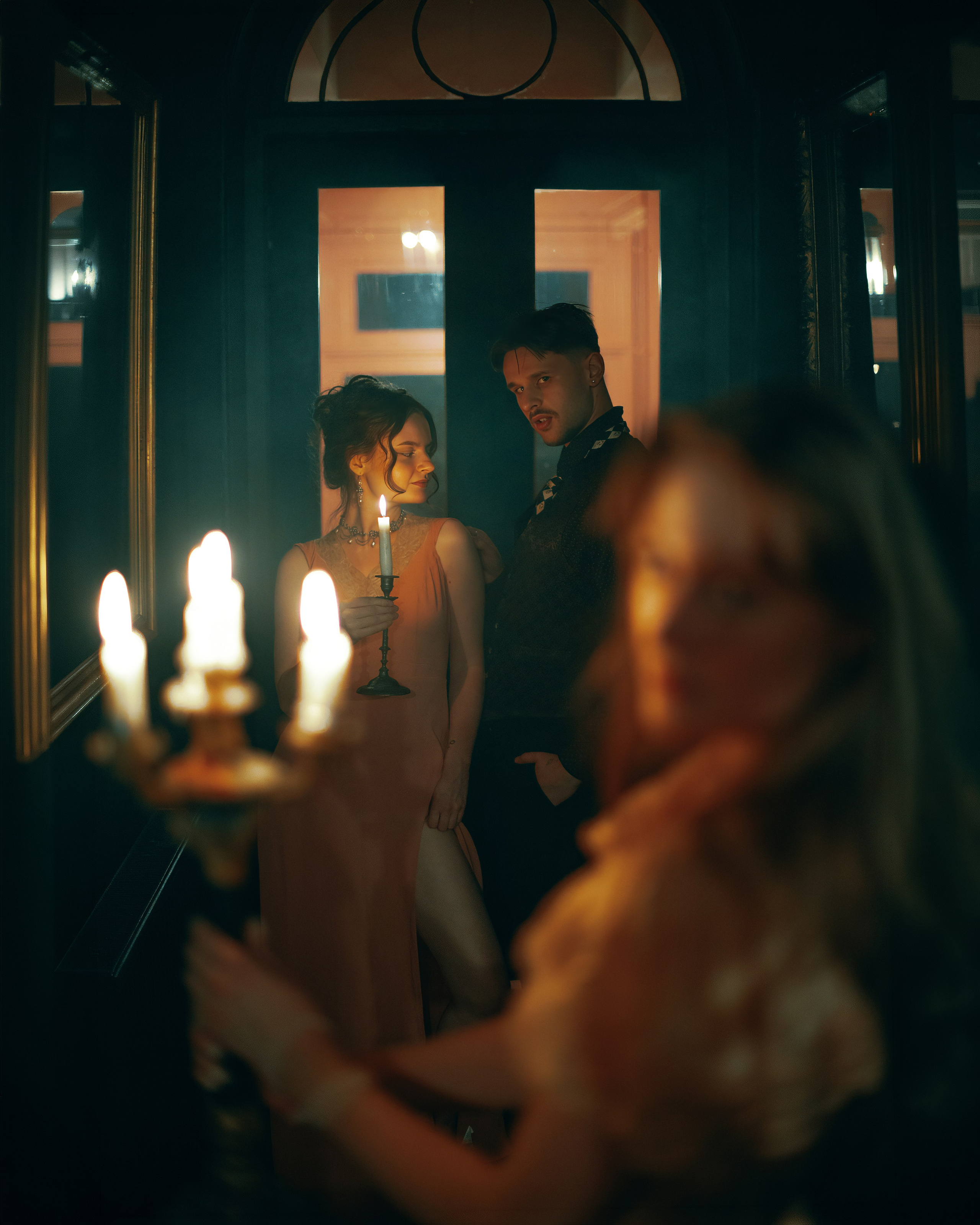 Candlelit Regency Portrait Session in London | Moth and Moss