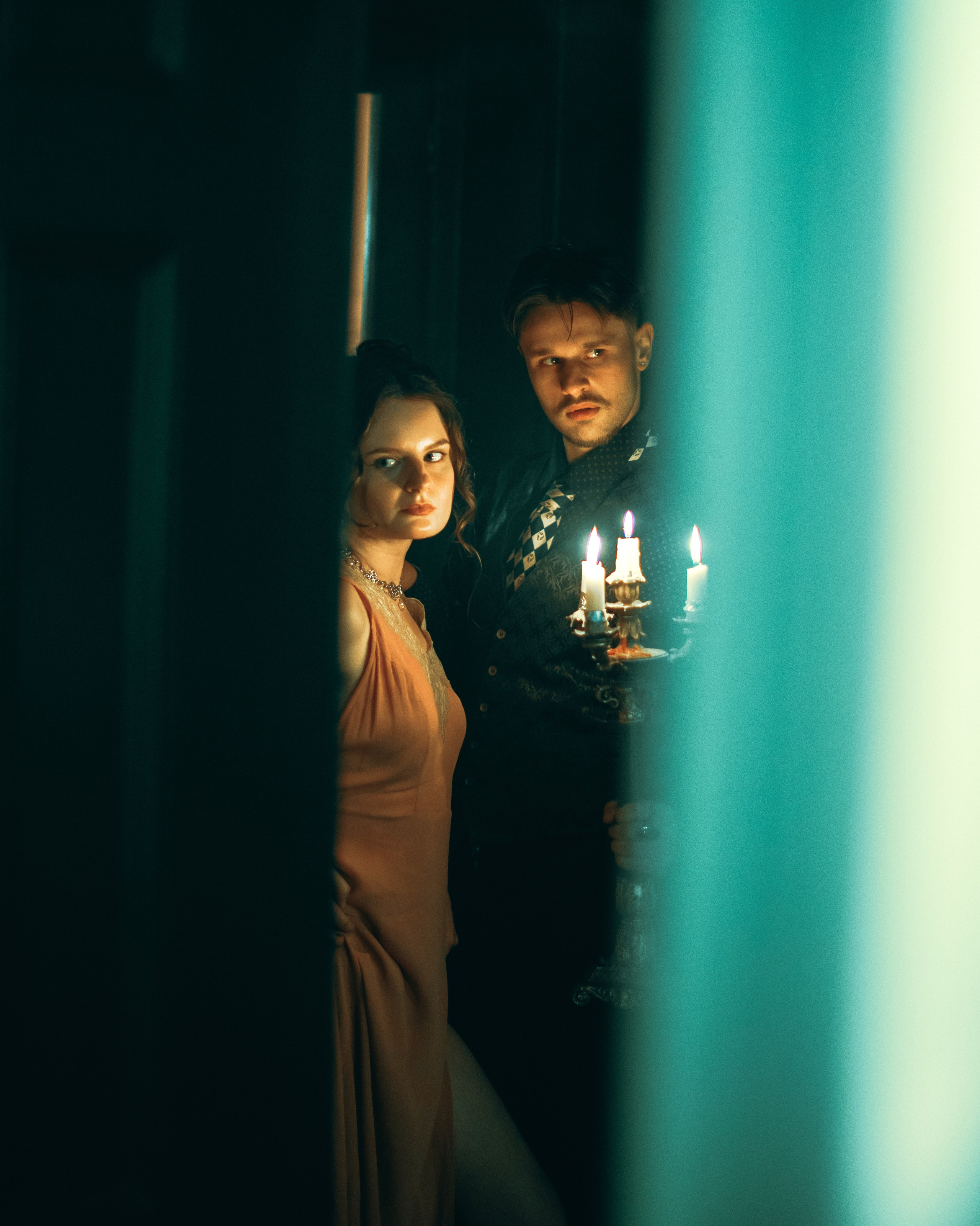 Candlelit Regency Portrait Session in London | Moth and Moss