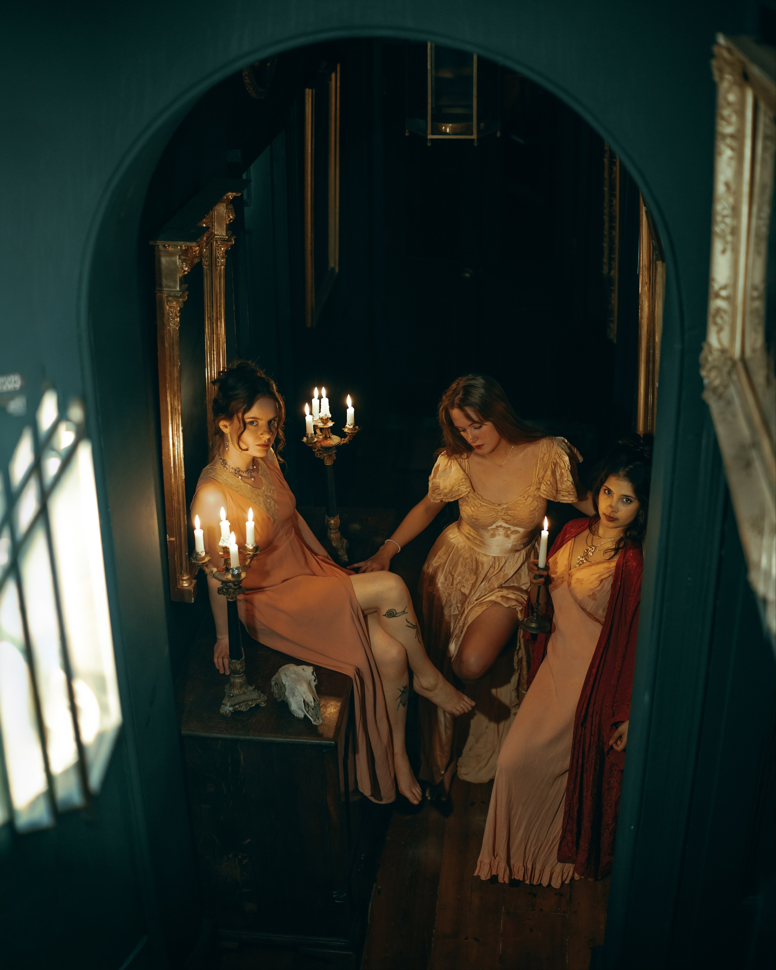 Candlelit Regency Portrait Session in London | Moth and Moss