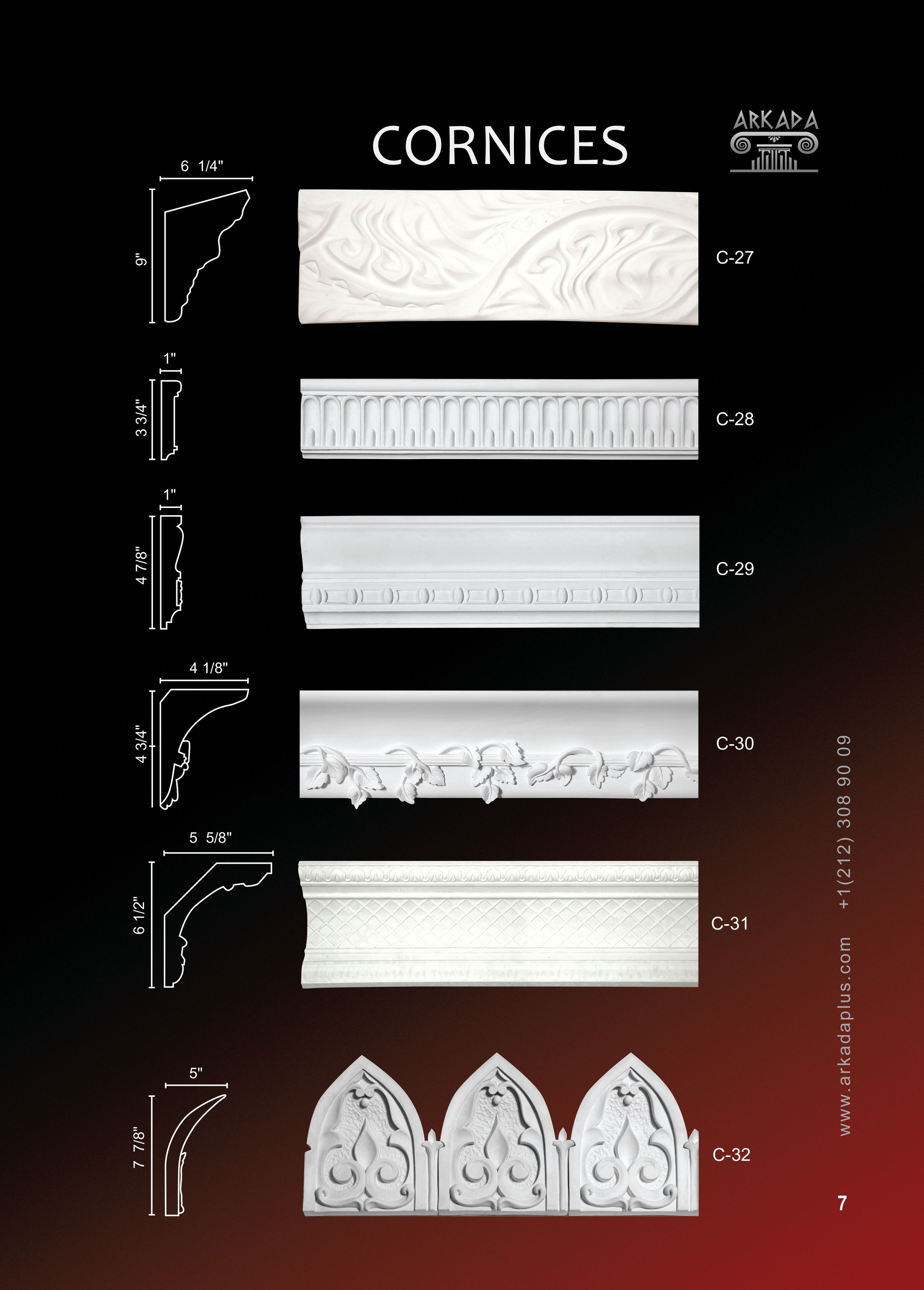 Crown Molding. Plaster molding