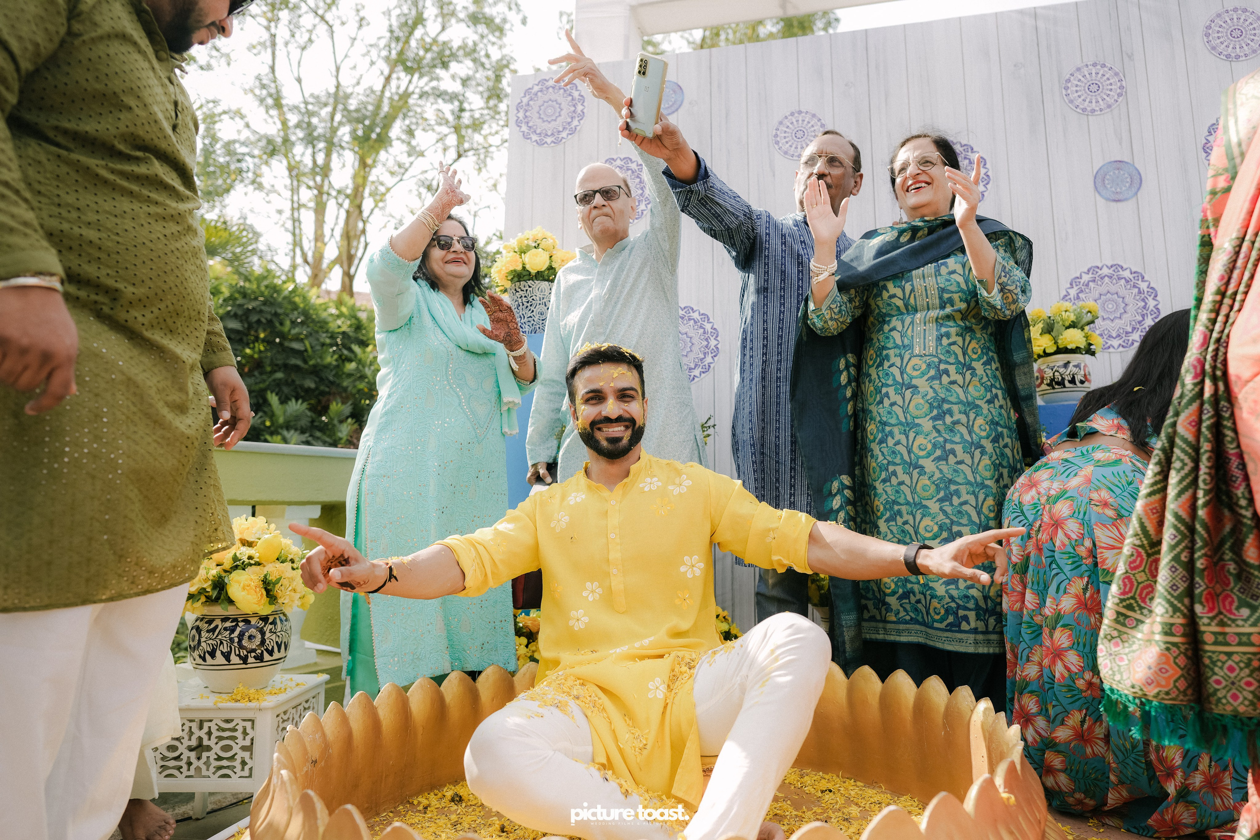 Haldi Hues Ft. Baebie & Goyal. Fine art Wedding Photographers in India & Canada