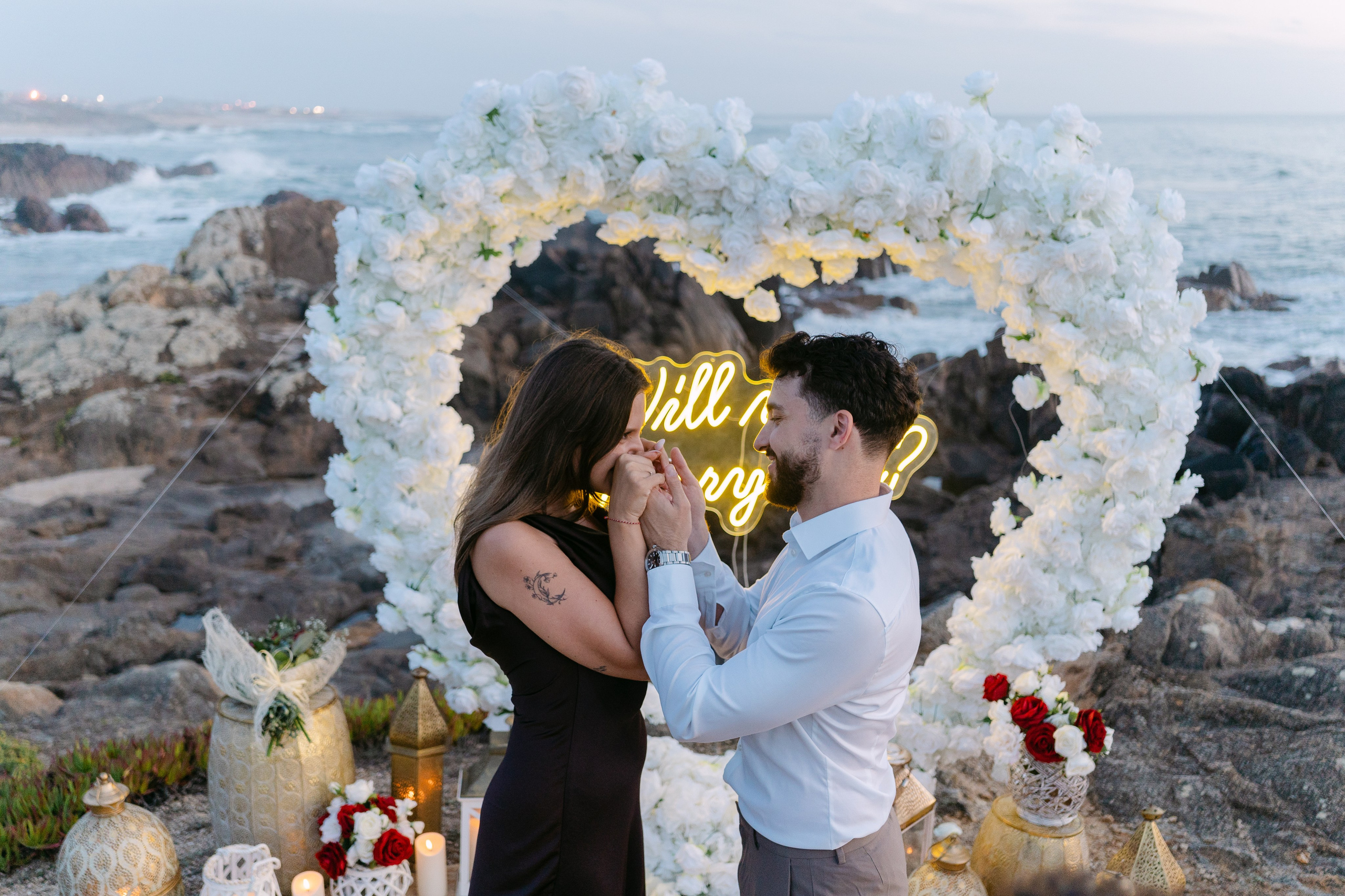 Wedding Proposal at the Beach. Davi Valente